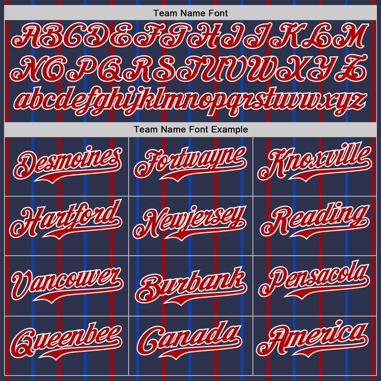 Custom Navy Red Blue-White USA Style Authentic Baseball Jersey view 4