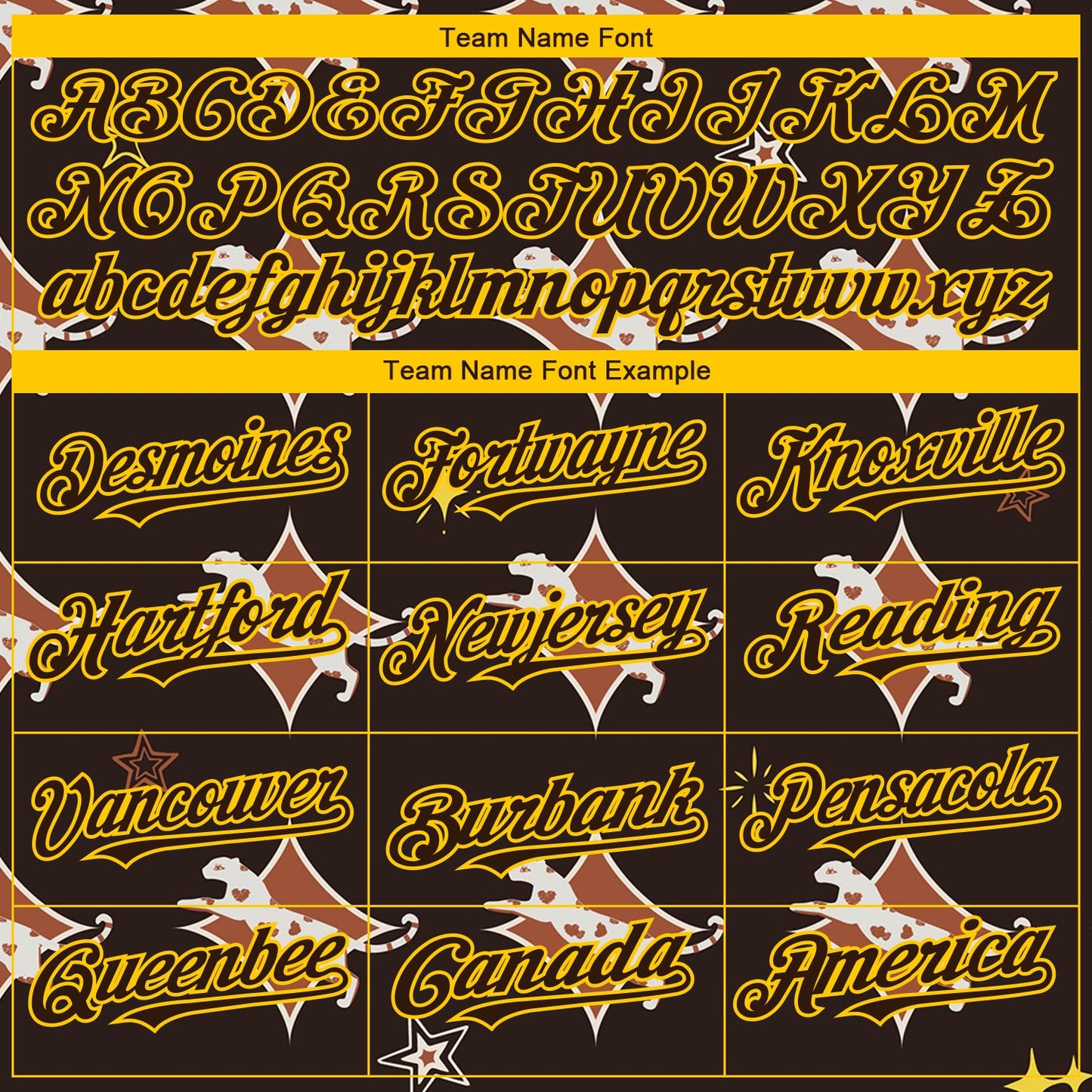 Custom Brown Yellow 3D Pattern Design Leopard Authentic Baseball Jersey view 4