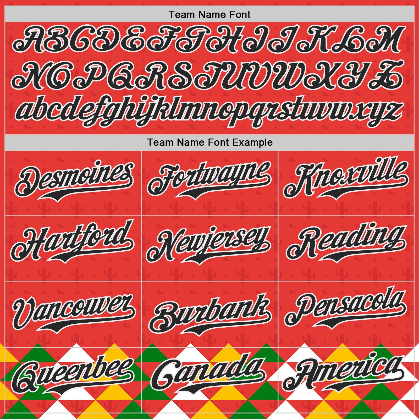 Custom Red Black-White Cinco de Mayo Fiesta Cactus Authentic Baseball Jersey view 4