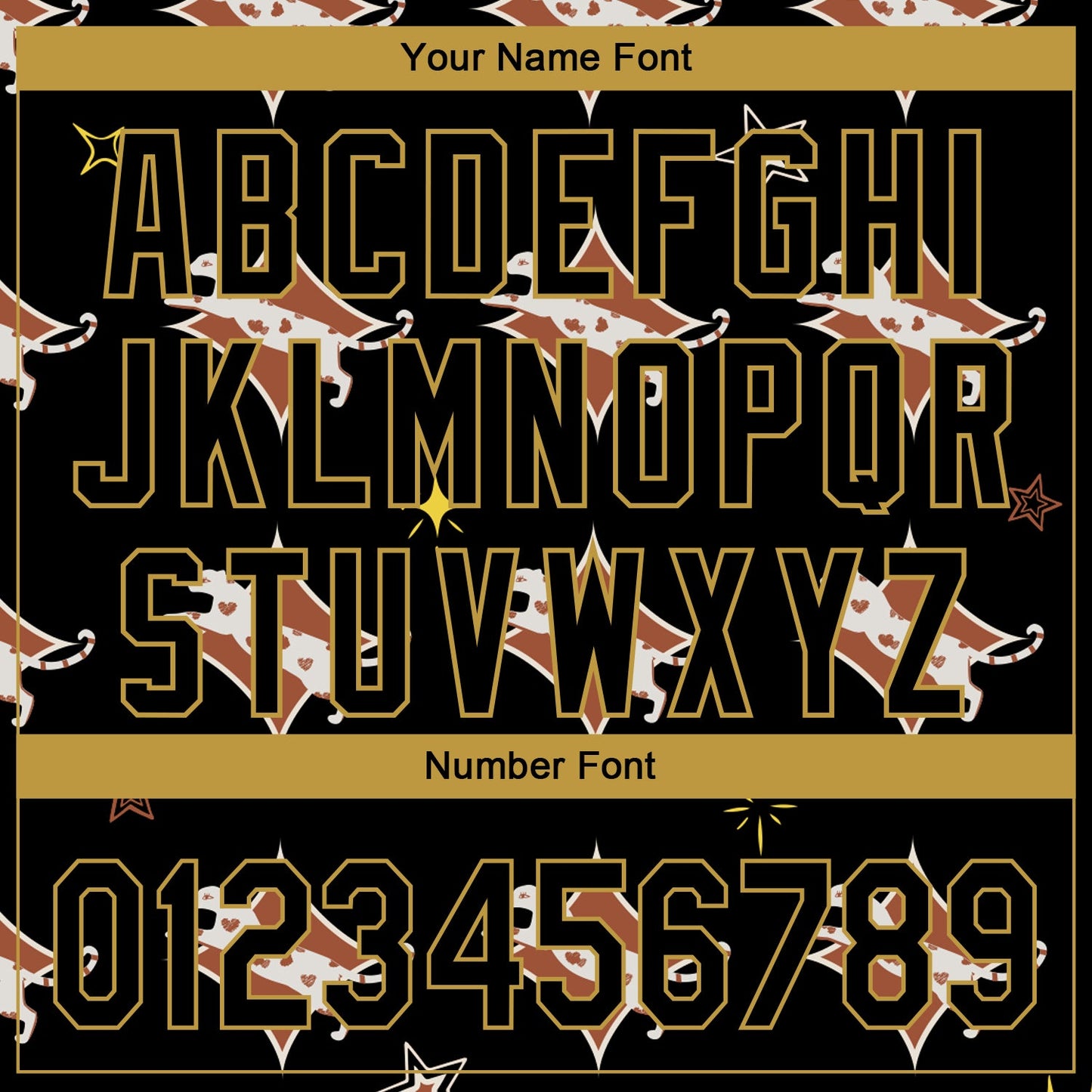 Custom Black Old Gold 3D Pattern Design Leopard Authentic Baseball Jersey view 5