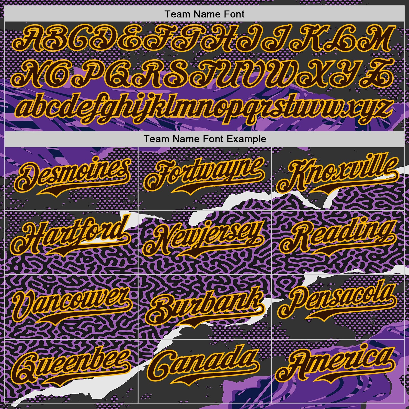 Custom Purple Brown Black-Gold Geometric Patchwork Asymmetry Torn Authentic Baseball Jersey view 4