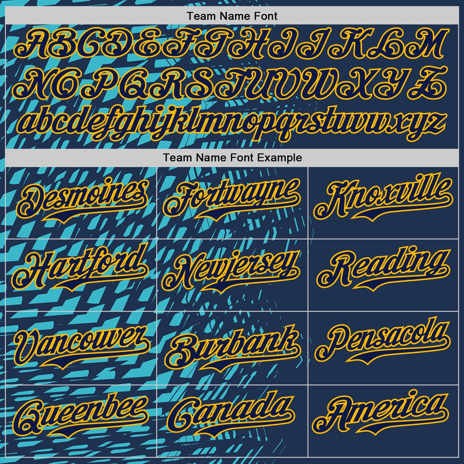 Custom Blue Navy-Gold Geometric Patchwork Asymmetry Authentic Baseball Jersey view 4