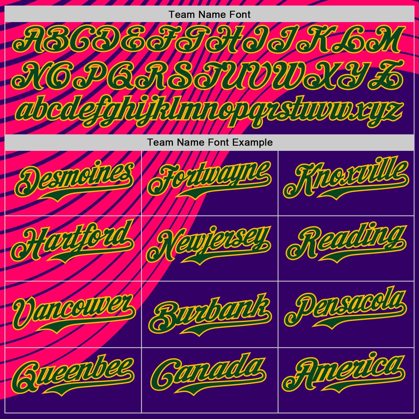 Custom Purple Green Hot Pink-Gold Geometric Patchwork Asymmetry Authentic Baseball Jersey view 4
