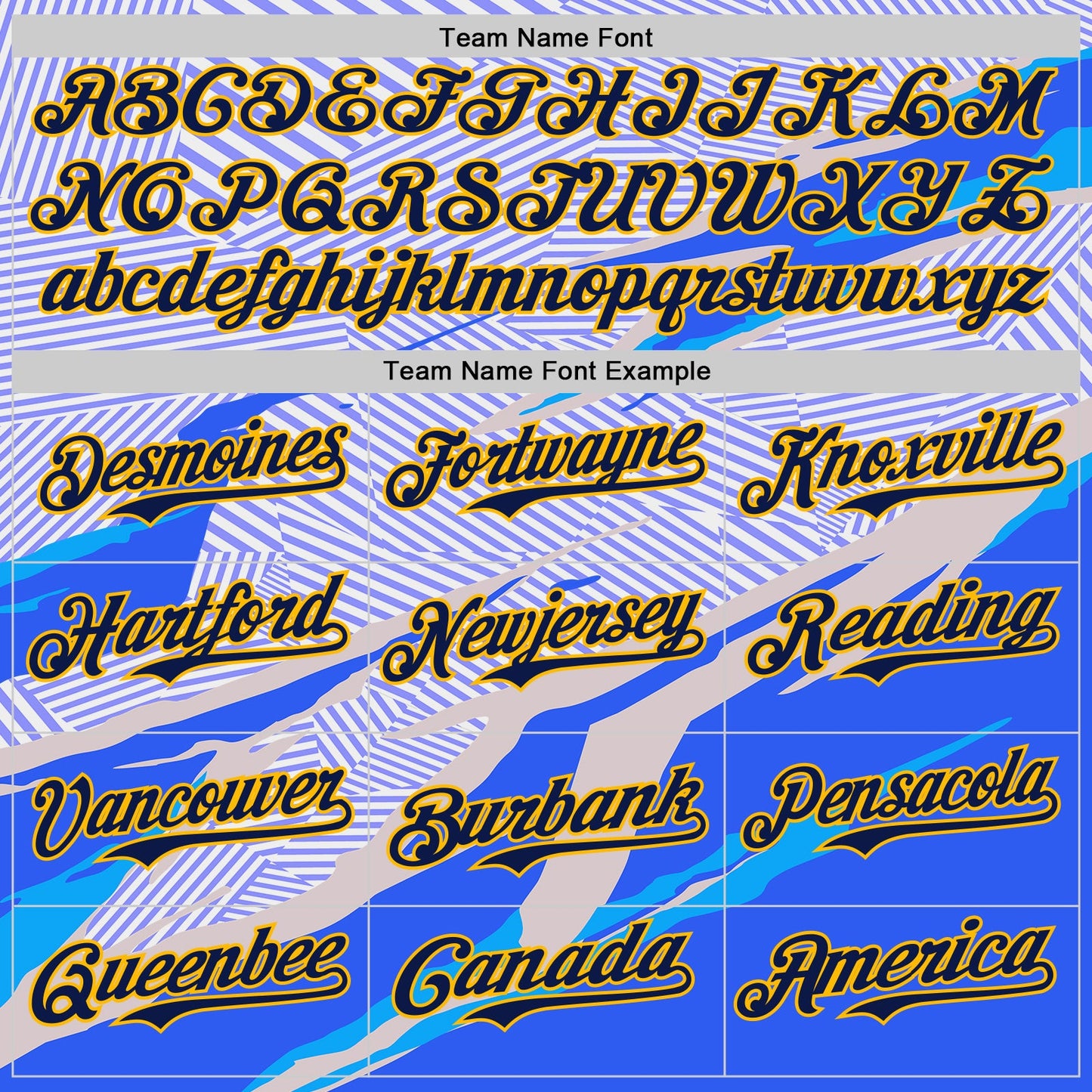 Custom Blue Navy Gray-Gold Geometric Patchwork Asymmetry Torn Authentic Baseball Jersey view 4