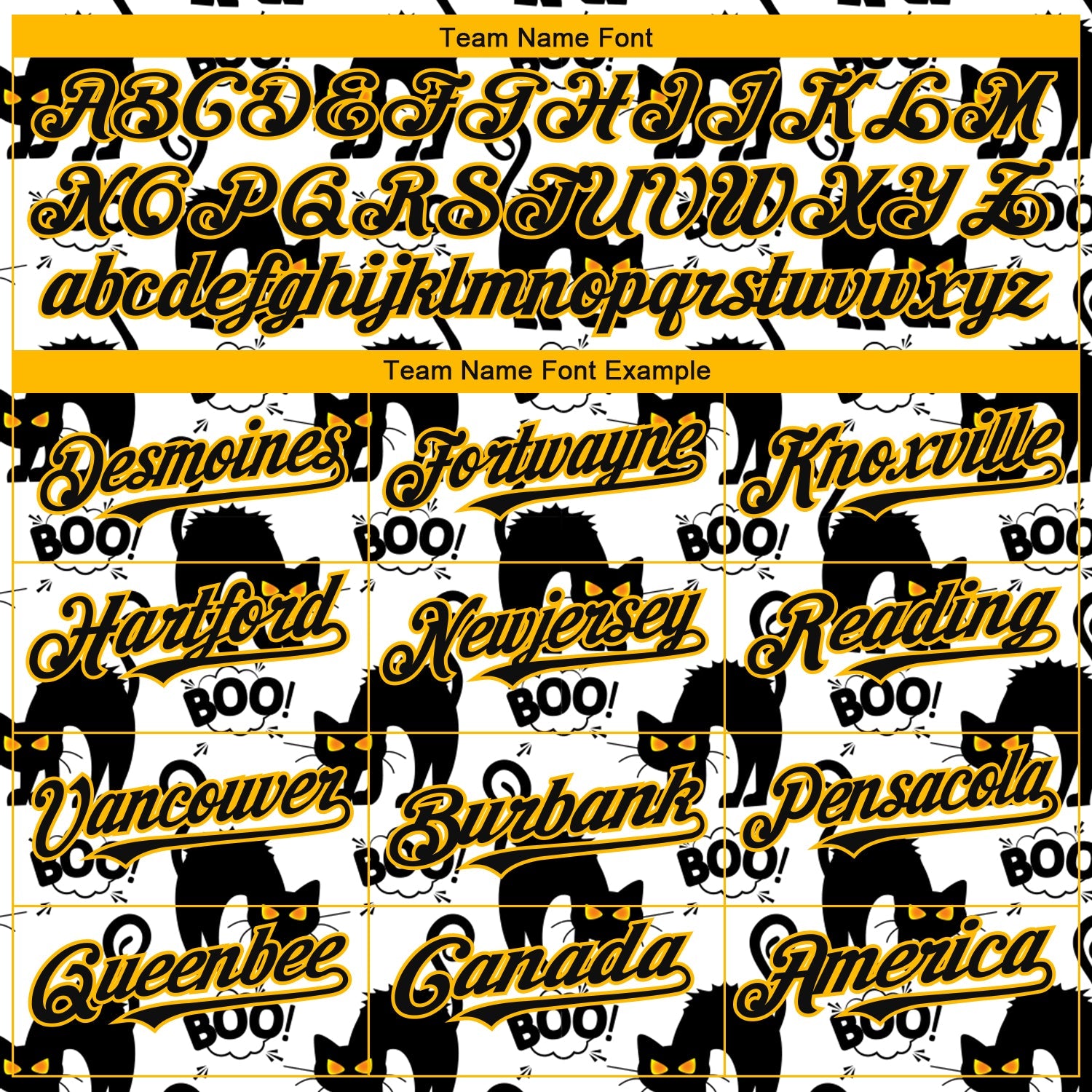 Custom White Black-Yellow 3D Pattern Design Cat Authentic Baseball Jersey view 4