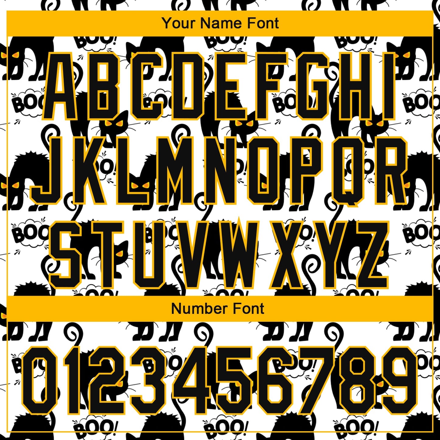 Custom White Black-Yellow 3D Pattern Design Cat Authentic Baseball Jersey view 5