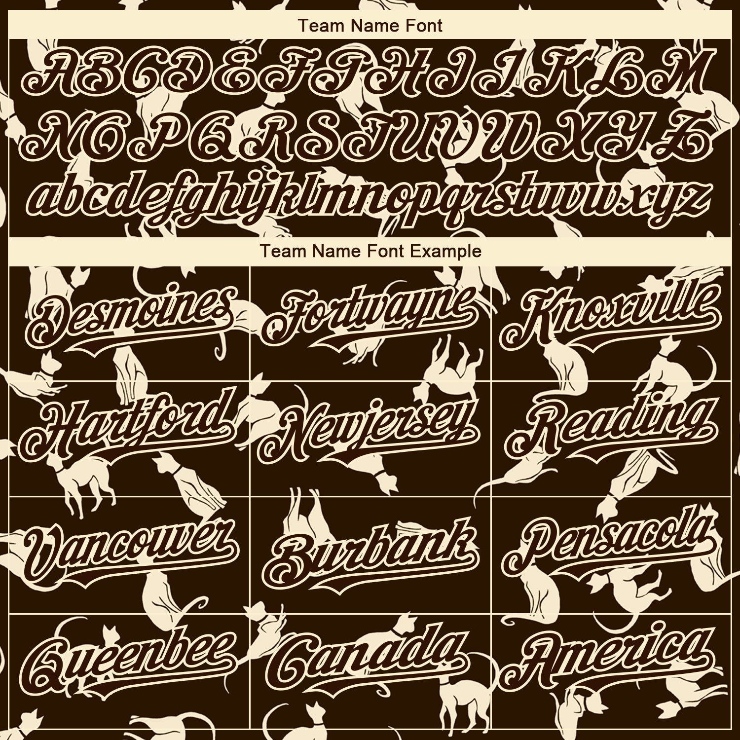 Custom Brown Cream 3D Pattern Design Cat Authentic Baseball Jersey view 4