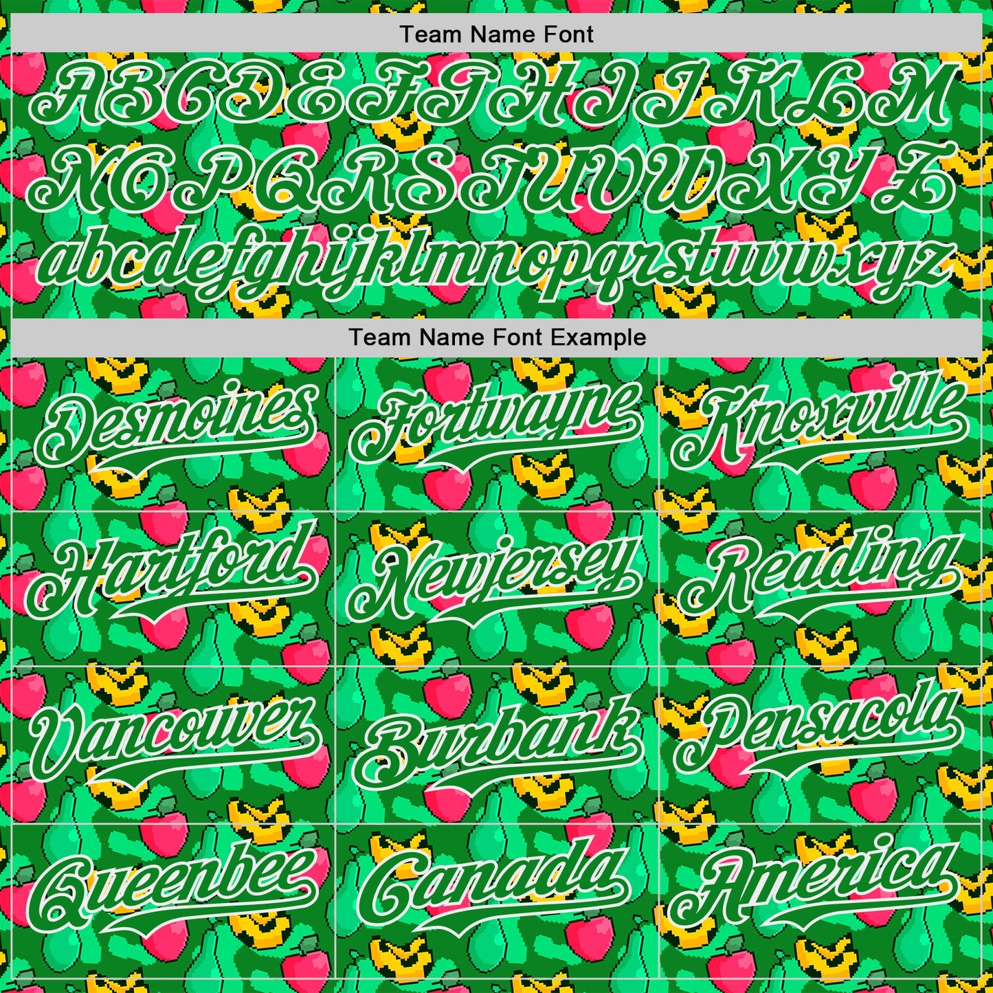 Custom Grass Green-White Psychedelic Trippy Fruit Authentic Baseball Jersey view 4
