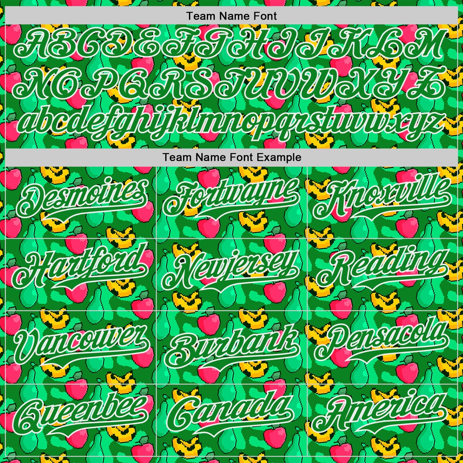 Custom Grass Green-White Psychedelic Trippy Fruit Authentic Baseball Jersey view 4