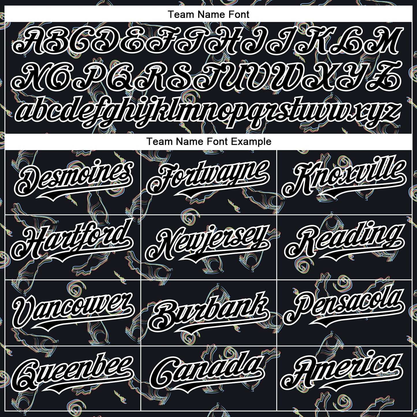 Custom Black White 3D Pattern Design Rabbit Authentic Baseball Jersey view 4