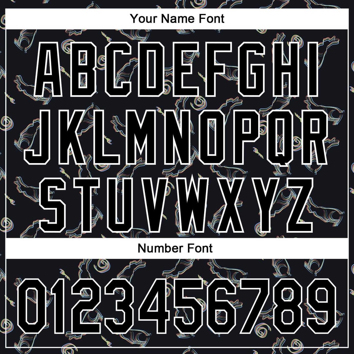 Custom Black White 3D Pattern Design Rabbit Authentic Baseball Jersey view 5