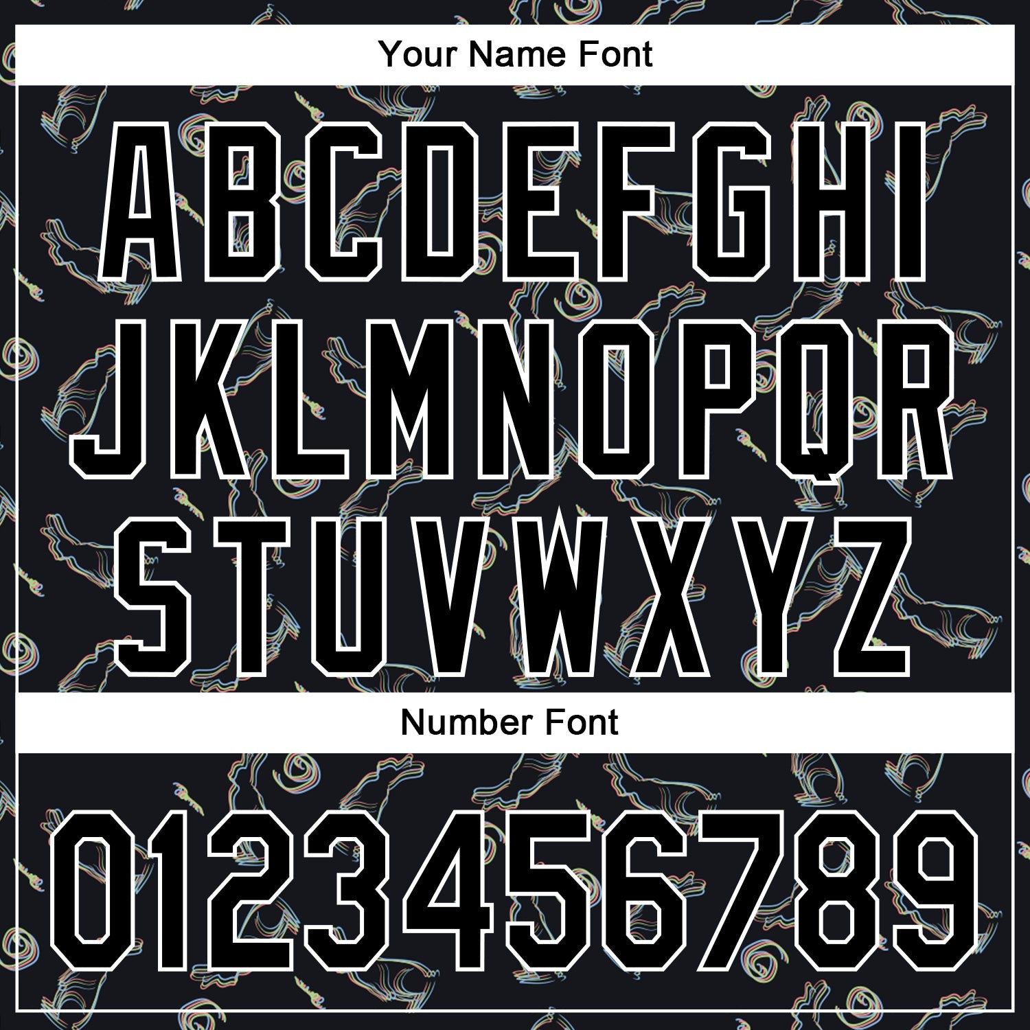 Custom Black White 3D Pattern Design Rabbit Authentic Baseball Jersey view 5