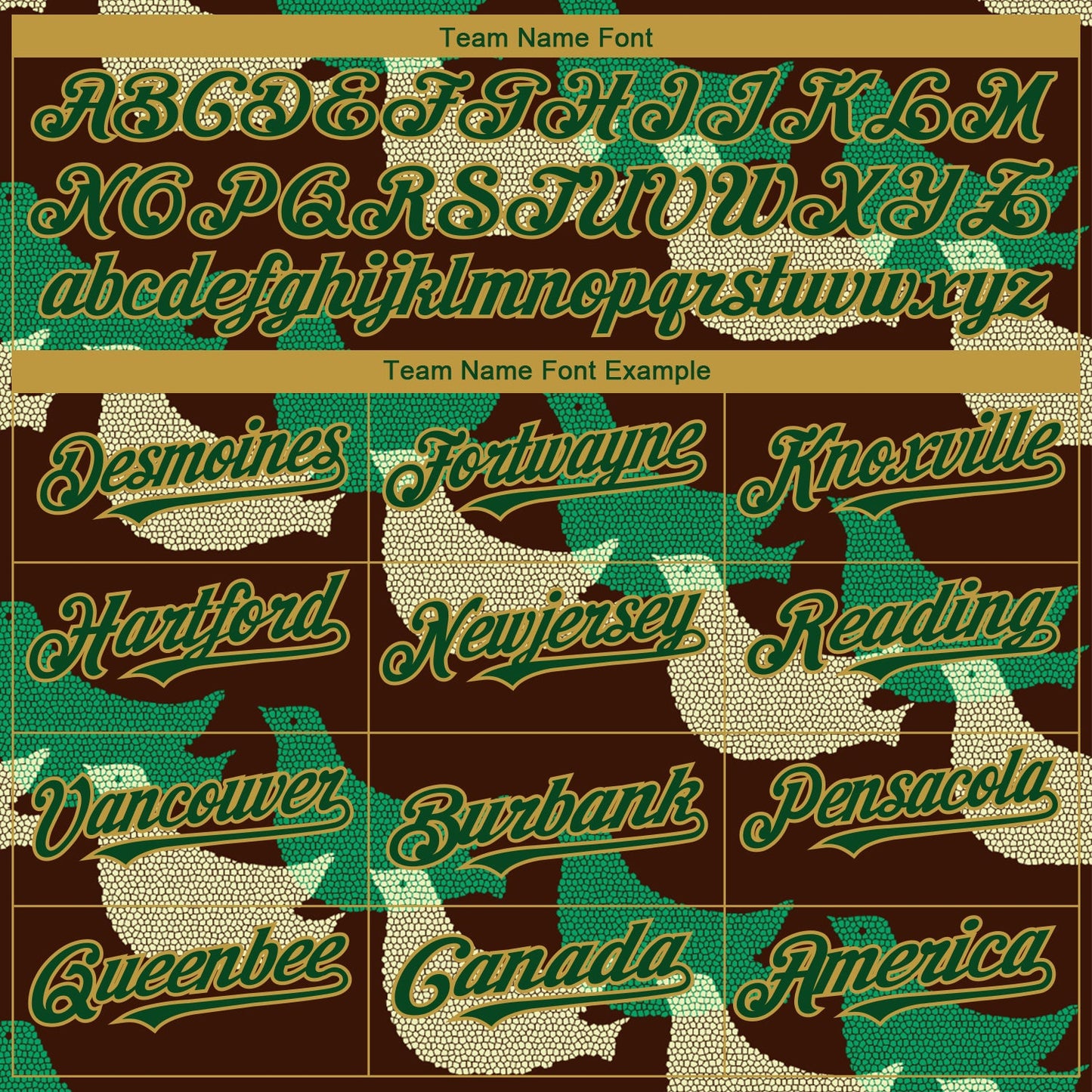 Custom Black Green-Old Gold 3D Pattern Design Bird Authentic Baseball Jersey view 4