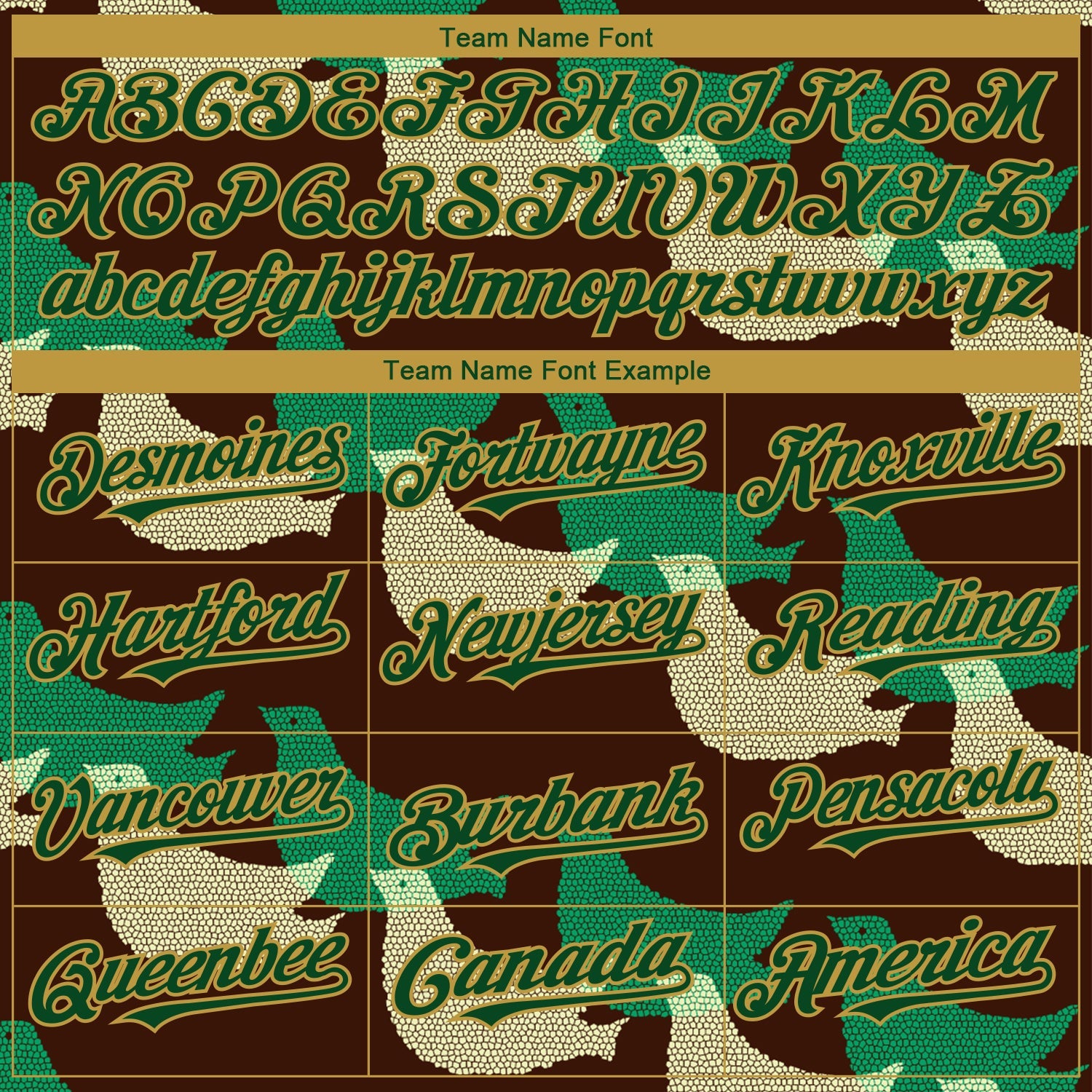 Custom Black Green-Old Gold 3D Pattern Design Bird Authentic Baseball Jersey view 4