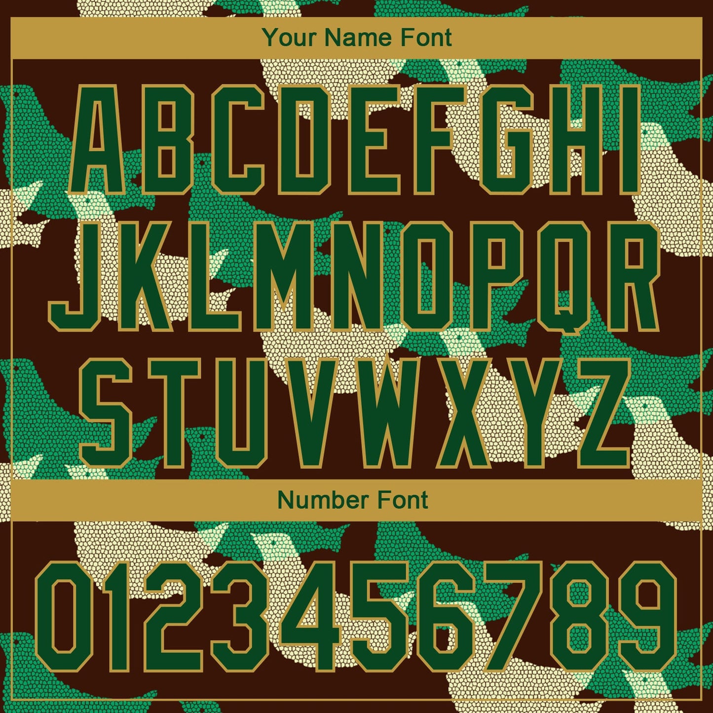 Custom Black Green-Old Gold 3D Pattern Design Bird Authentic Baseball Jersey view 5