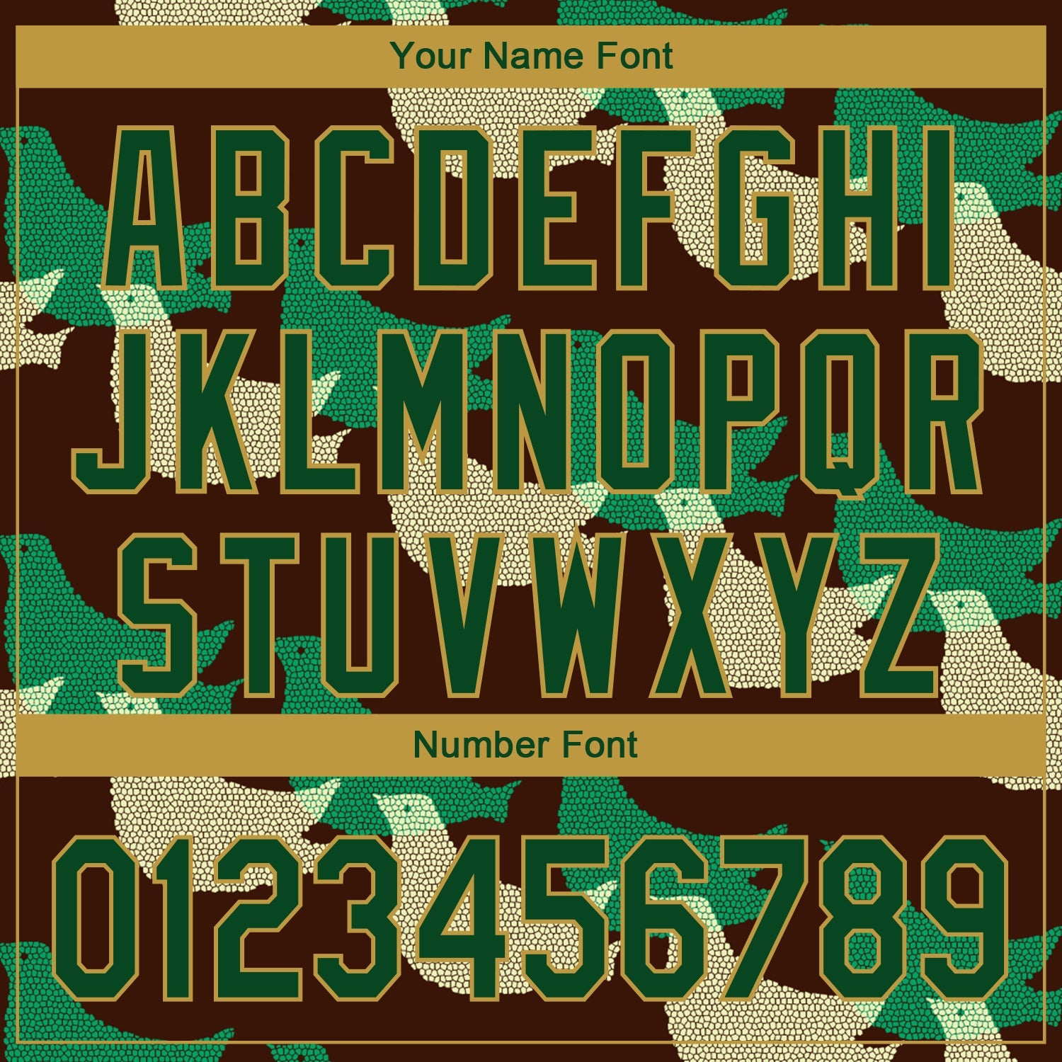 Custom Black Green-Old Gold 3D Pattern Design Bird Authentic Baseball Jersey view 5