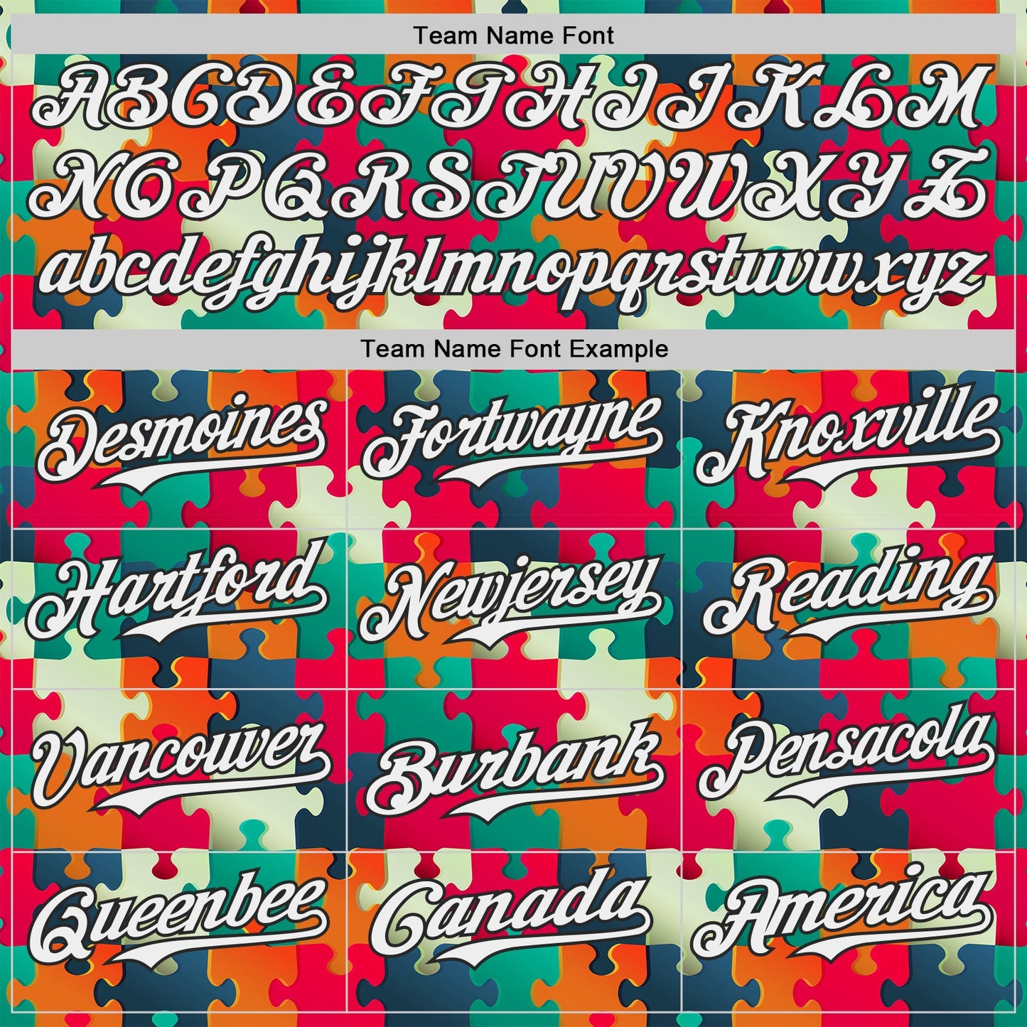 Custom Red White-Black Puzzle 3D Pattern Design Authentic Baseball Jersey view 4