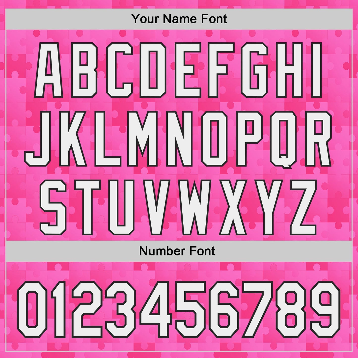 Custom Pink White-Black Puzzle 3D Pattern Design Authentic Baseball Jersey view 5