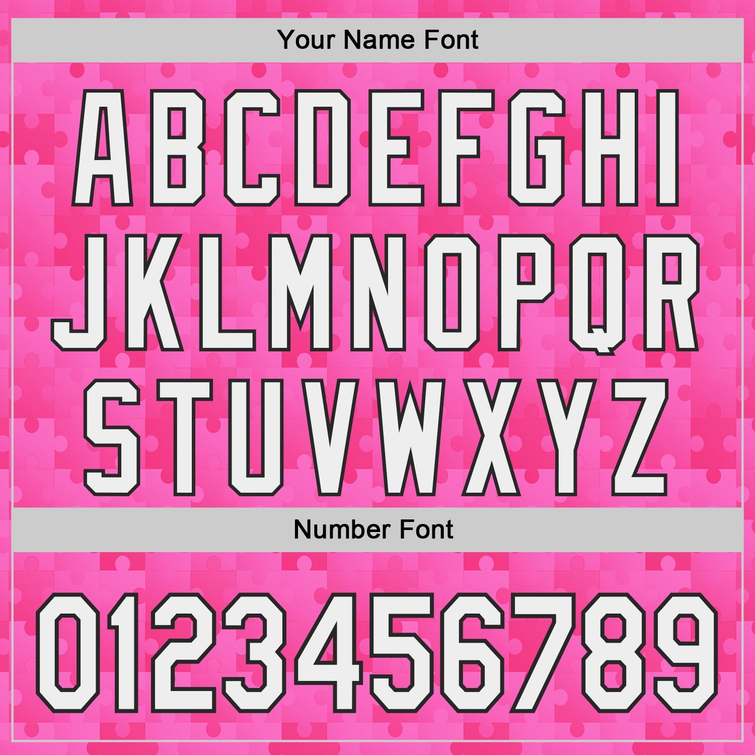 Custom Pink White-Black Puzzle 3D Pattern Design Authentic Baseball Jersey view 5