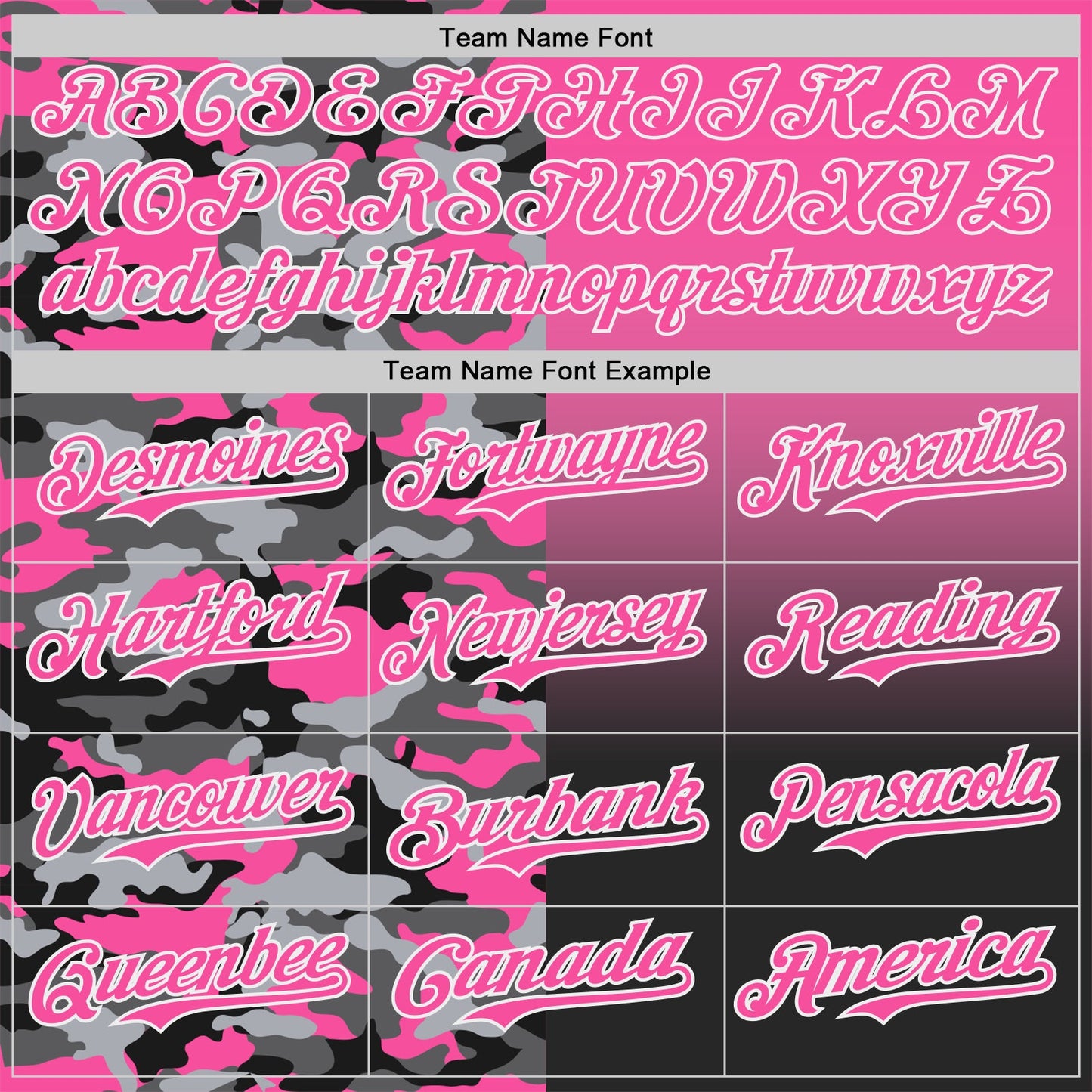 Custom Pink Black-White Half Camo Ombre Authentic Baseball Jersey view 4
