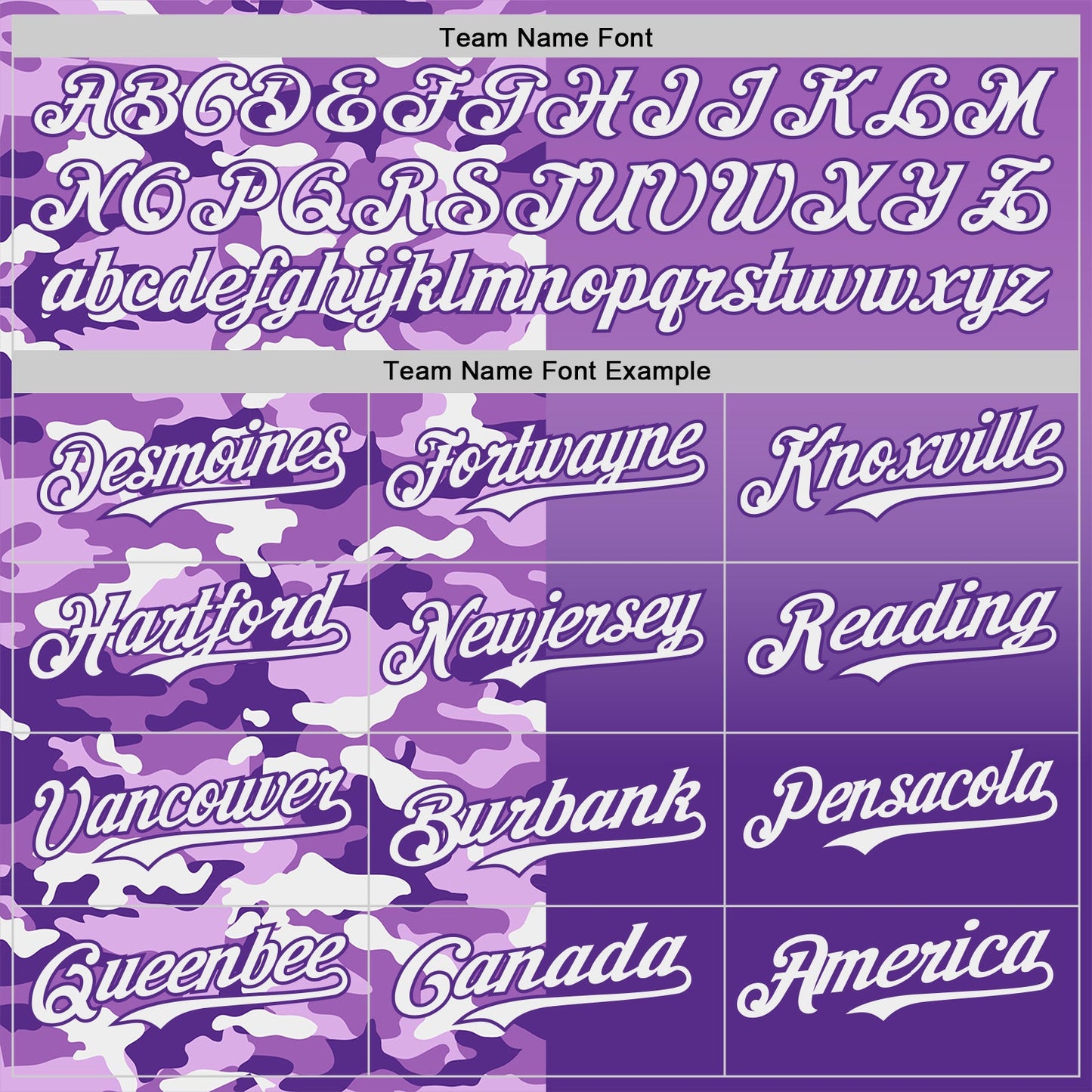 Custom Medium Purple Purple-White Half Camo Ombre Authentic Baseball Jersey view 4