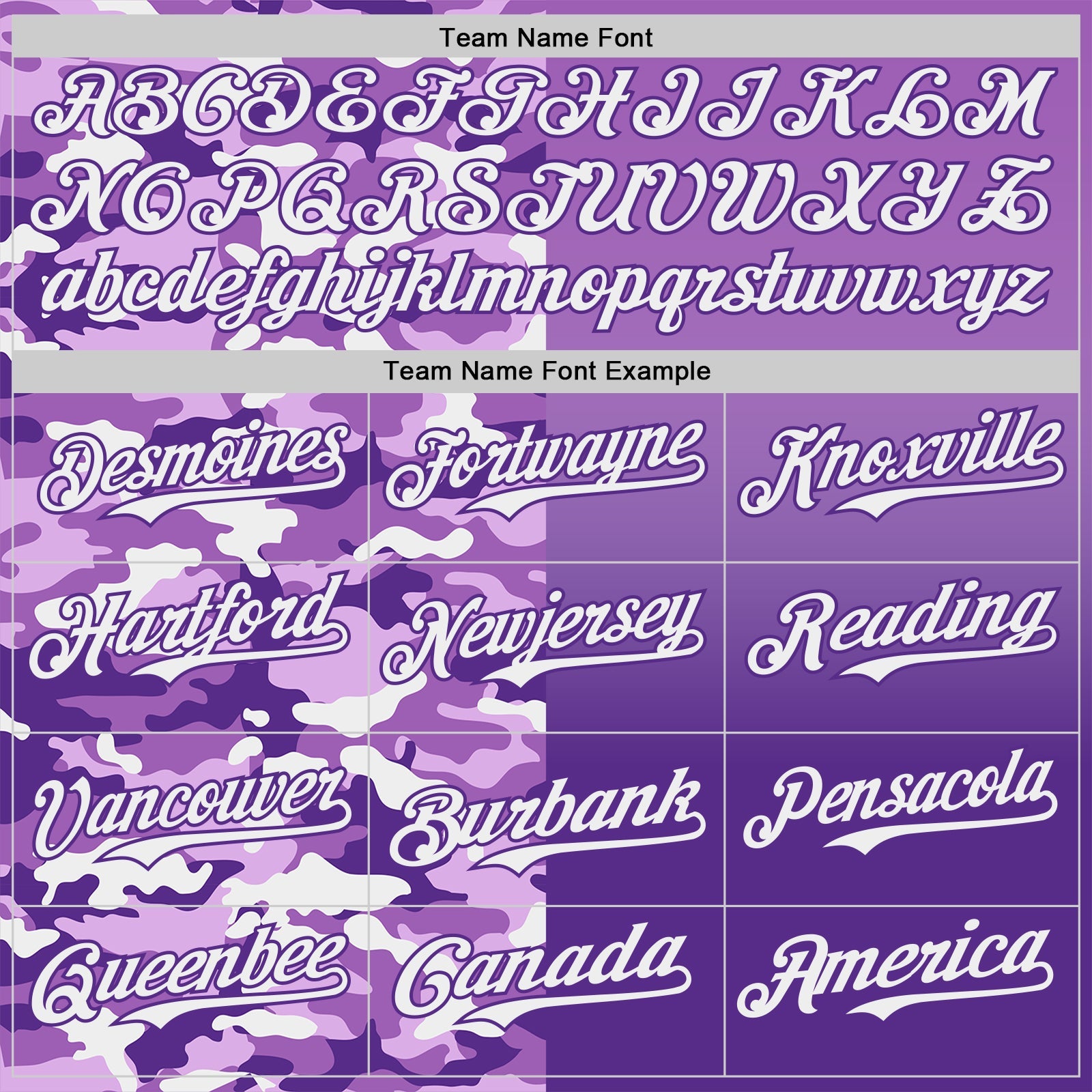 Custom Medium Purple Purple-White Half Camo Ombre Authentic Baseball Jersey view 4