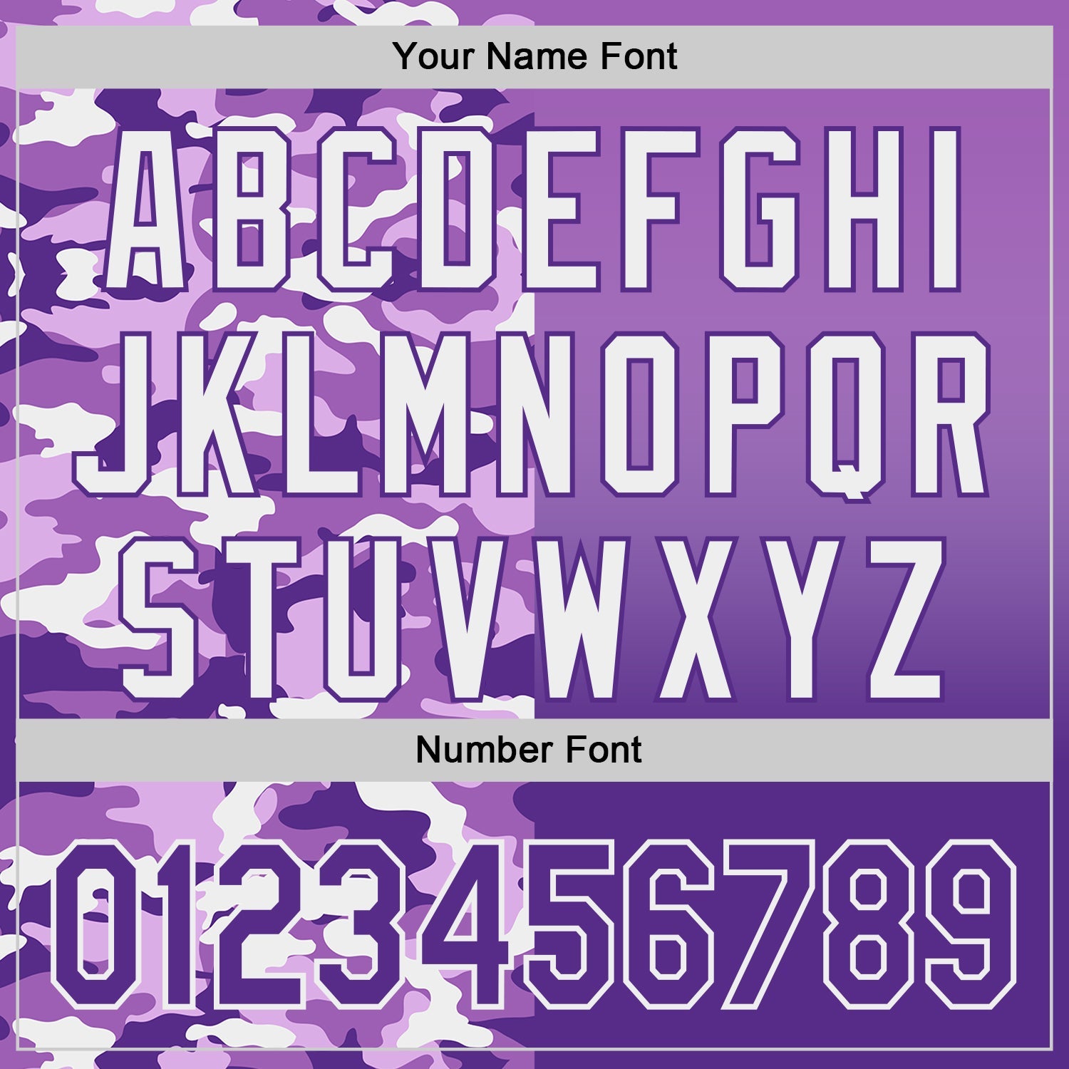 Custom Medium Purple Purple-White Half Camo Ombre Authentic Baseball Jersey view 5
