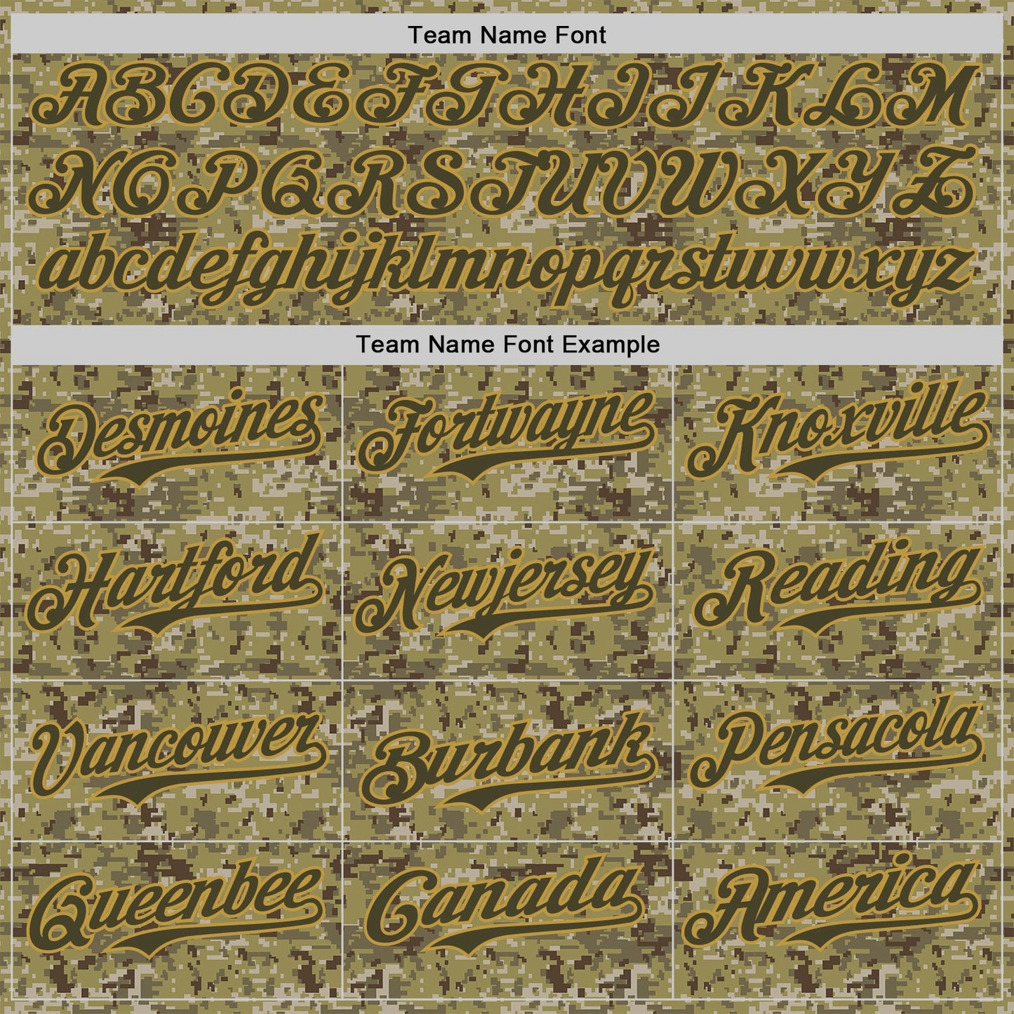 Custom Olive Brown-Old Gold Half Camo Ombre Authentic Baseball Jersey view 4