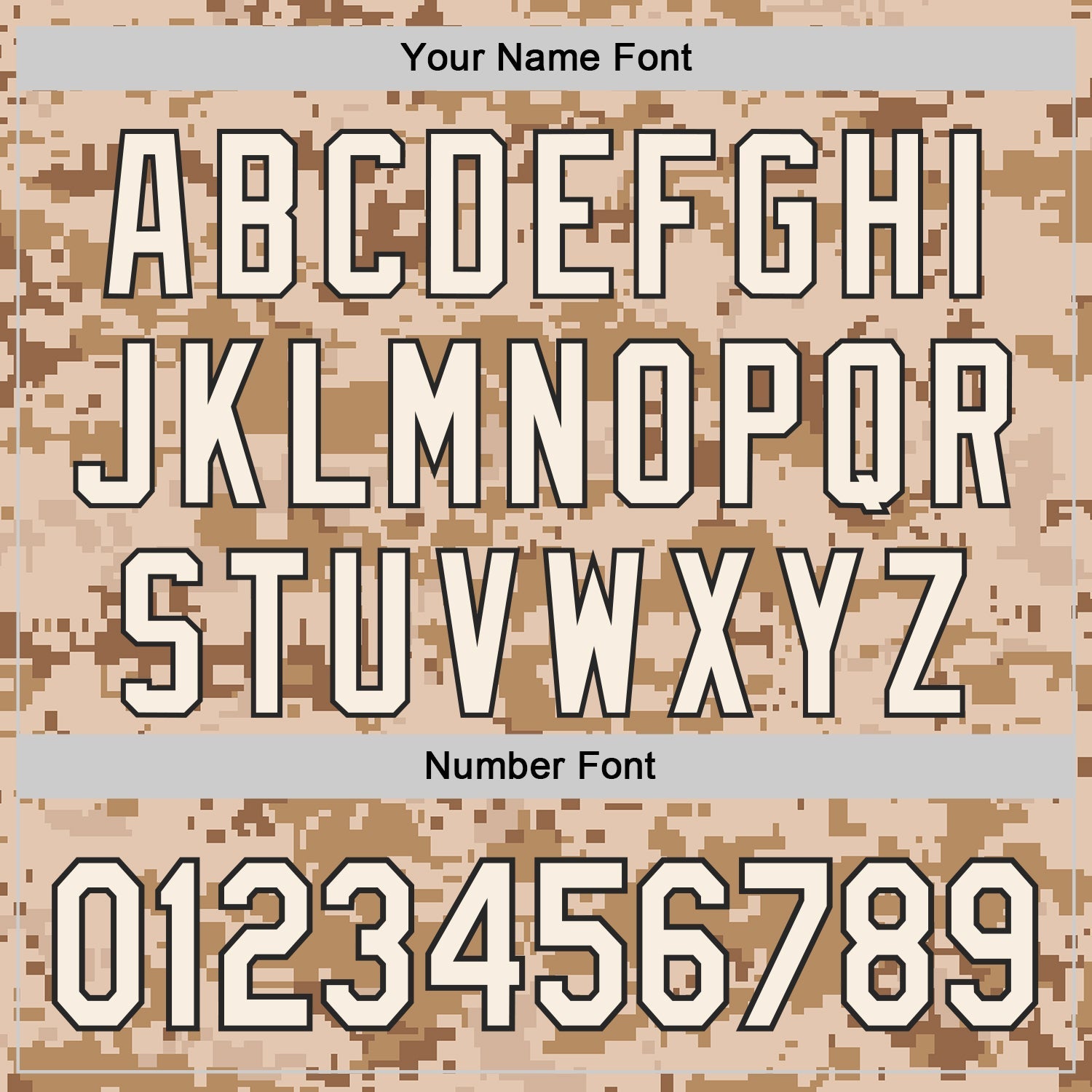 Custom Cream Brown-Black Half Camo Ombre Authentic Baseball Jersey view 5
