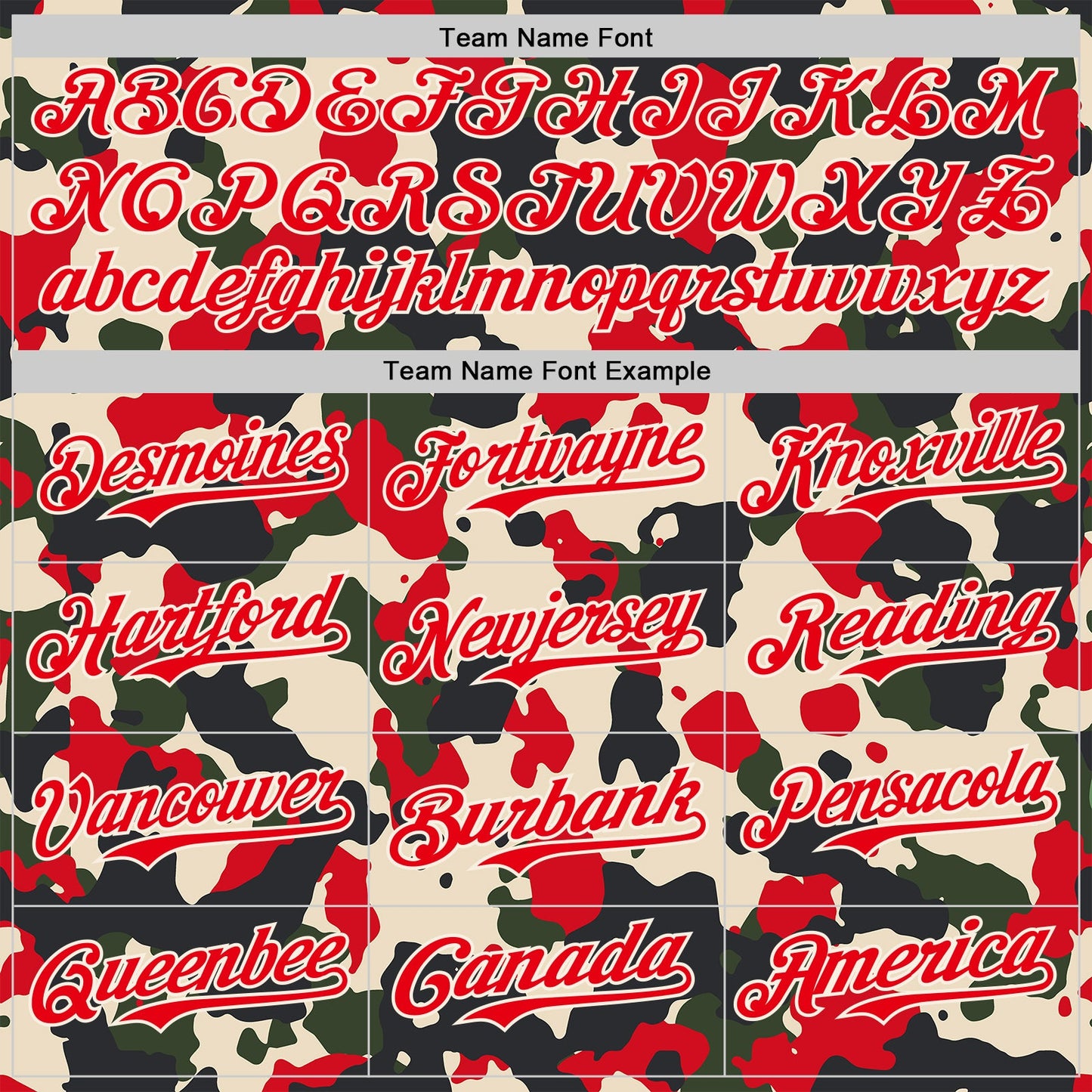 Custom Black Fire Red-Cream Half Camo Ombre Authentic Baseball Jersey view 4