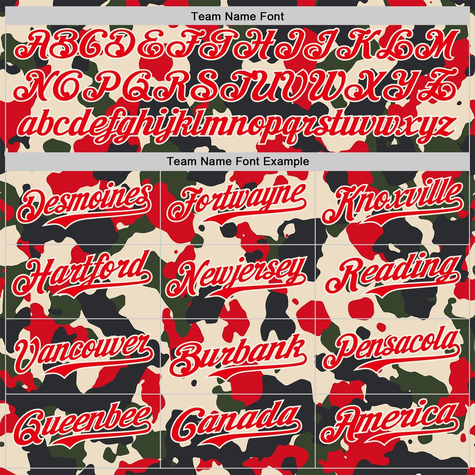 Custom Black Fire Red-Cream Half Camo Ombre Authentic Baseball Jersey view 4