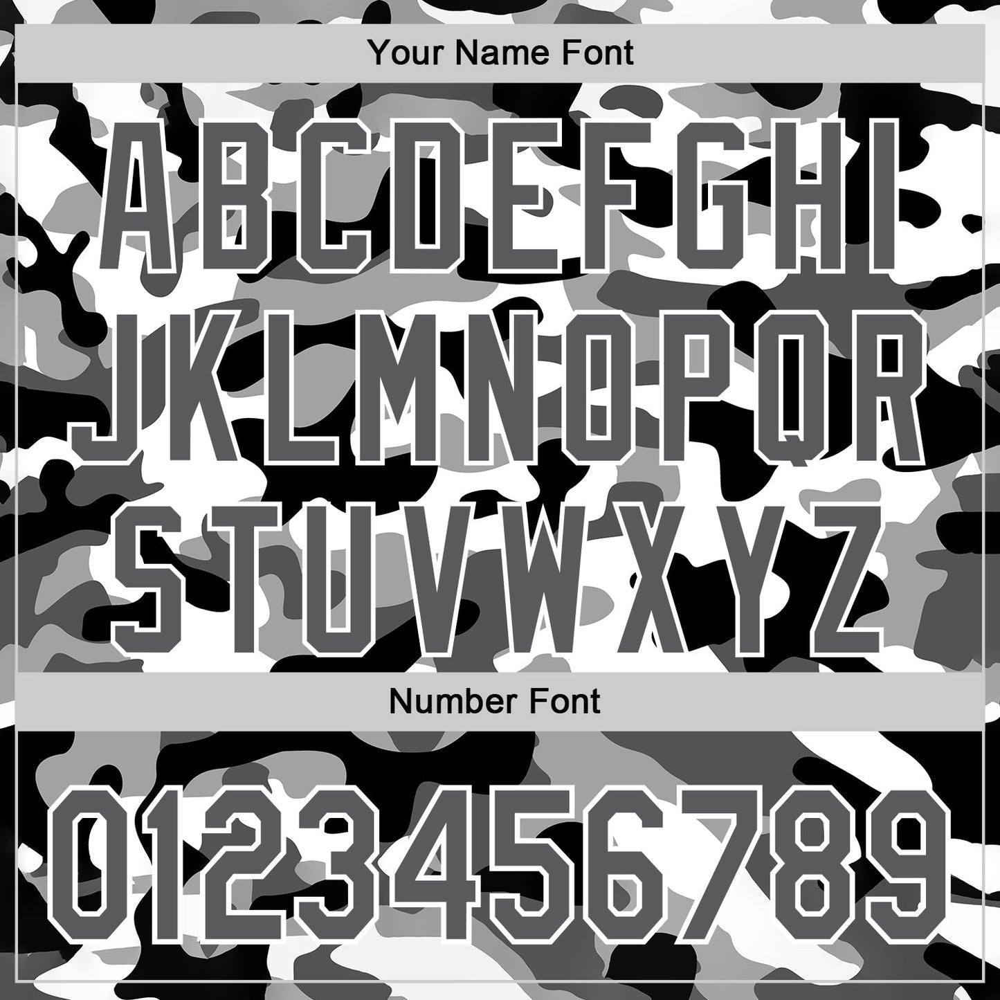 Custom White Steel Gray-Black Half Camo Ombre Authentic Baseball Jersey view 5