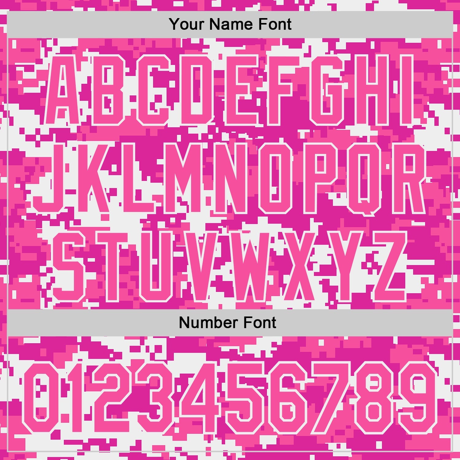 Custom Pink Deep Pink-White Half Camo Ombre Authentic Baseball Jersey view 5