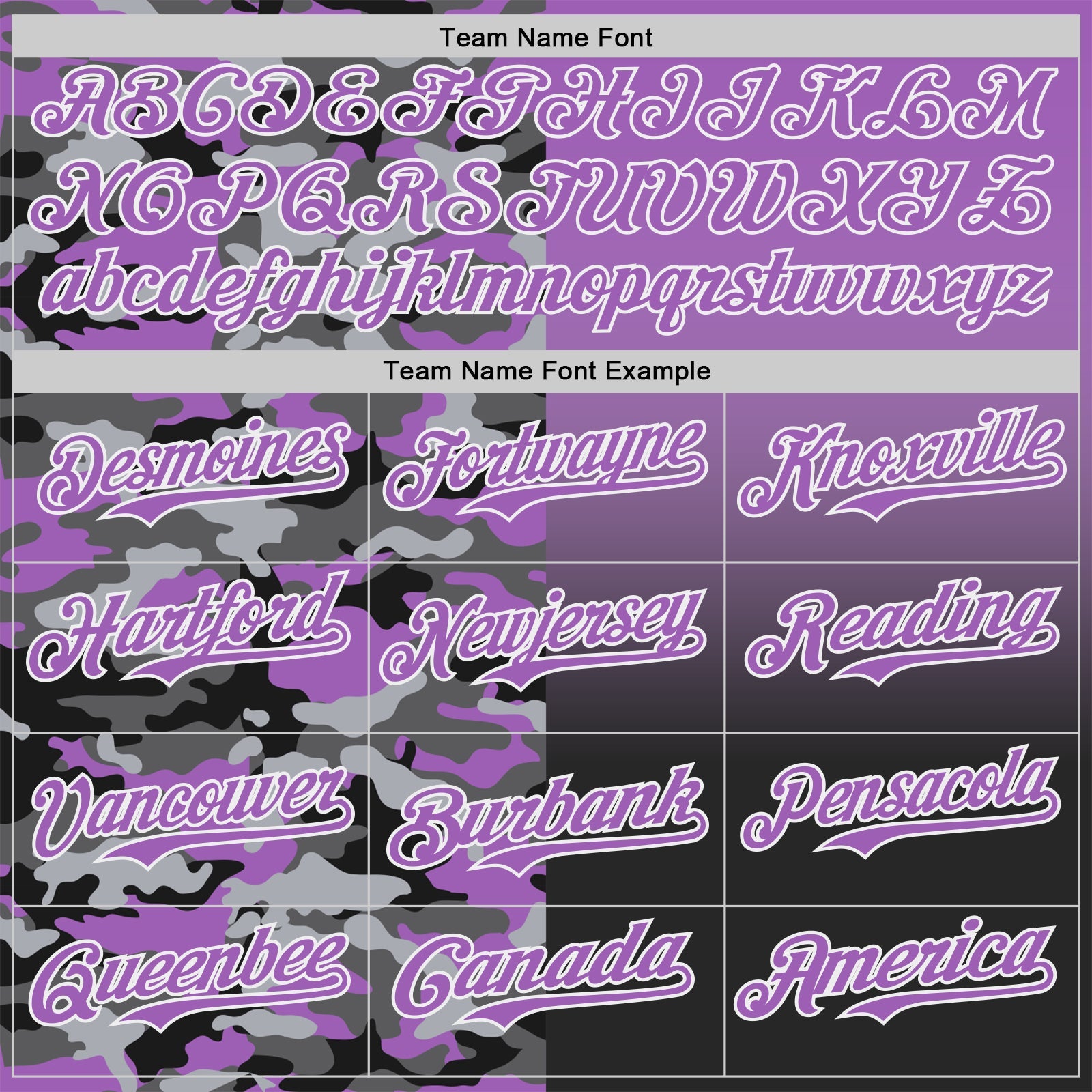 Custom Medium Purple Black-White Half Camo Ombre Authentic Baseball Jersey view 4