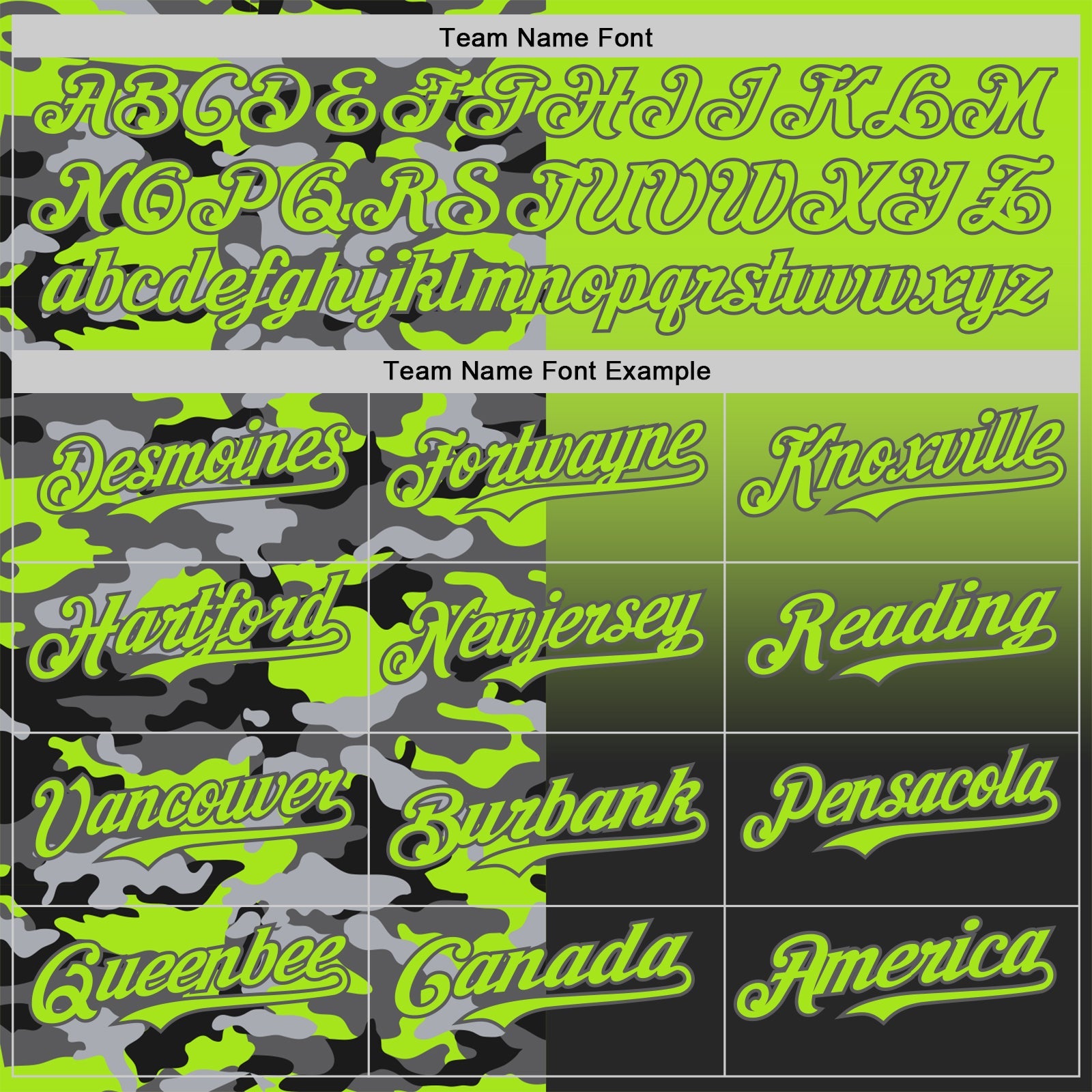 Custom Neon Green Black-Steel Gray Half Camo Ombre Authentic Baseball Jersey view 4