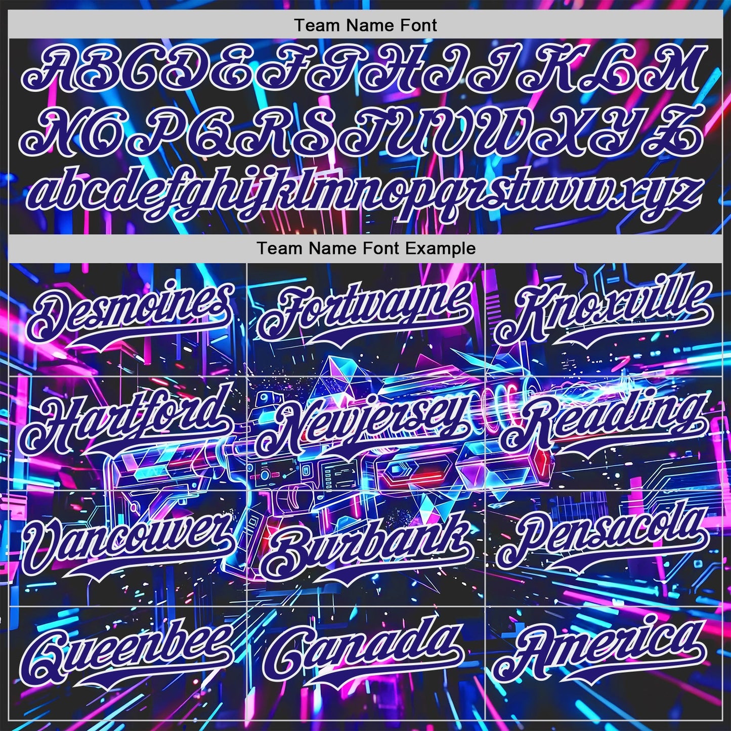 Custom Black Dark Purple-White Futurism Cyberpunk E-sports 3D Pattern Design Authentic Baseball Jersey view 4