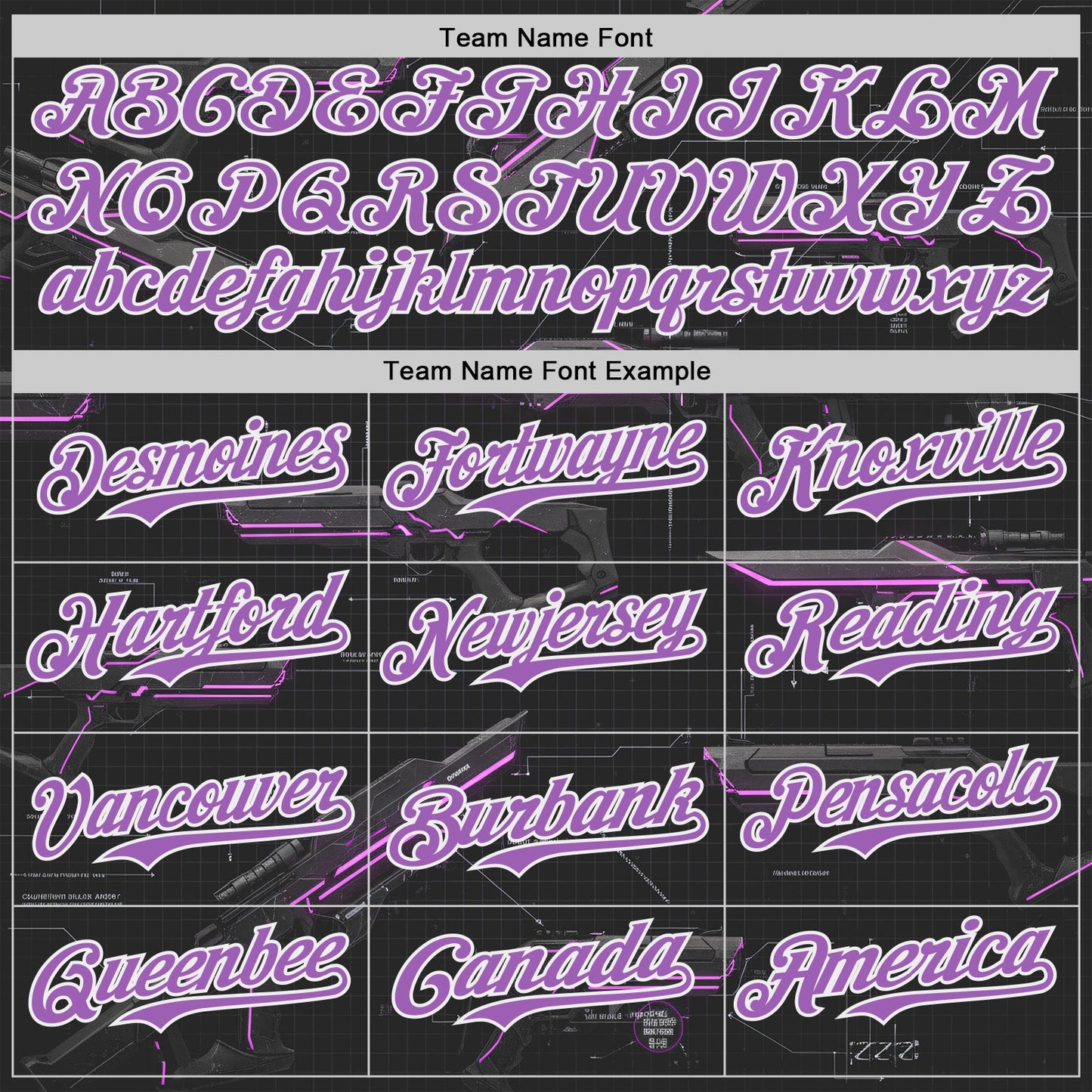 Custom Black Medium Purple-White Futurism Sci-Fi E-sports 3D Pattern Design Authentic Baseball Jersey view 4