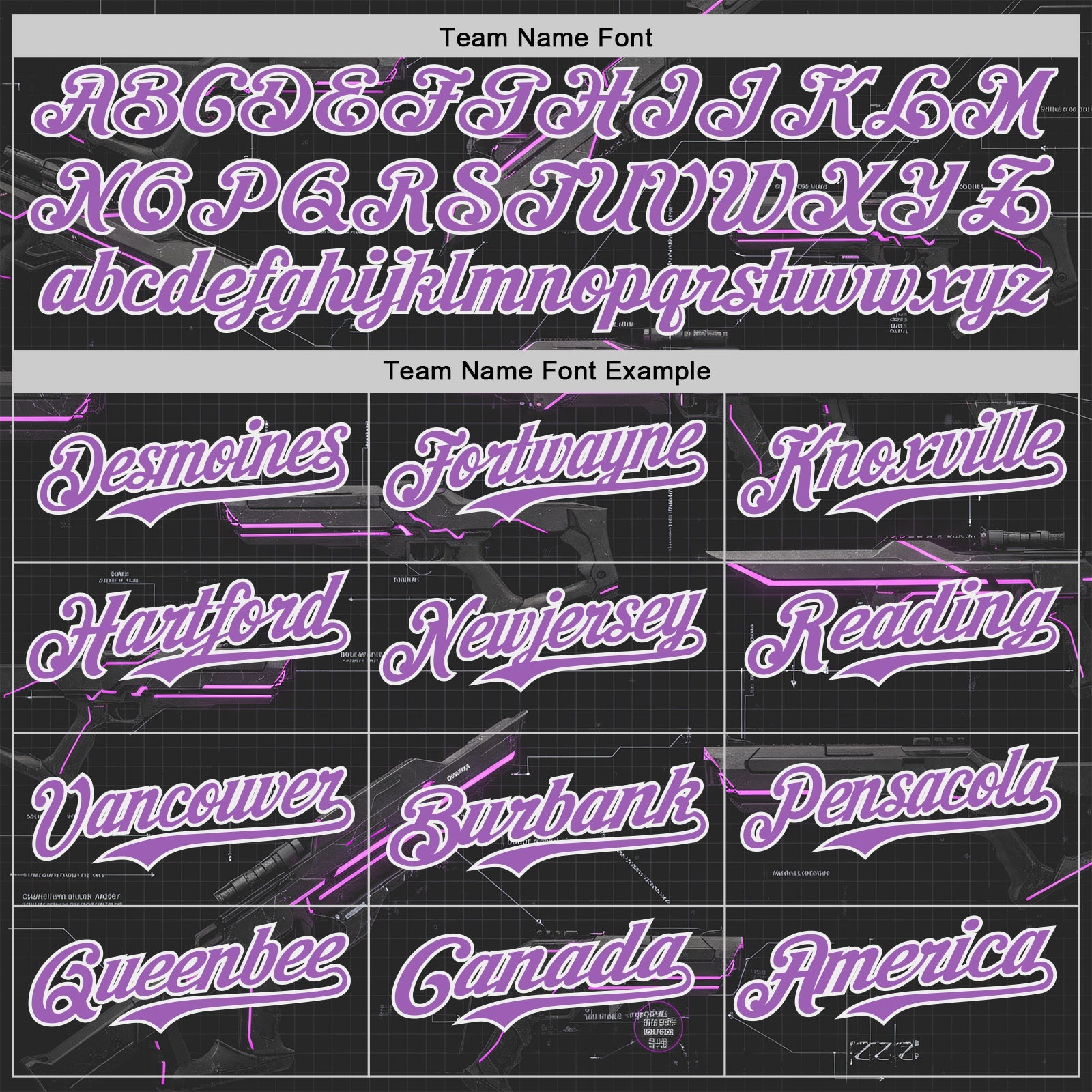 Custom Black Medium Purple-White Futurism Sci-Fi E-sports 3D Pattern Design Authentic Baseball Jersey view 4