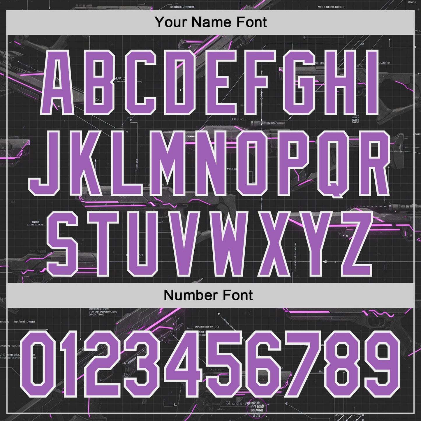 Custom Black Medium Purple-White Futurism Sci-Fi E-sports 3D Pattern Design Authentic Baseball Jersey view 5