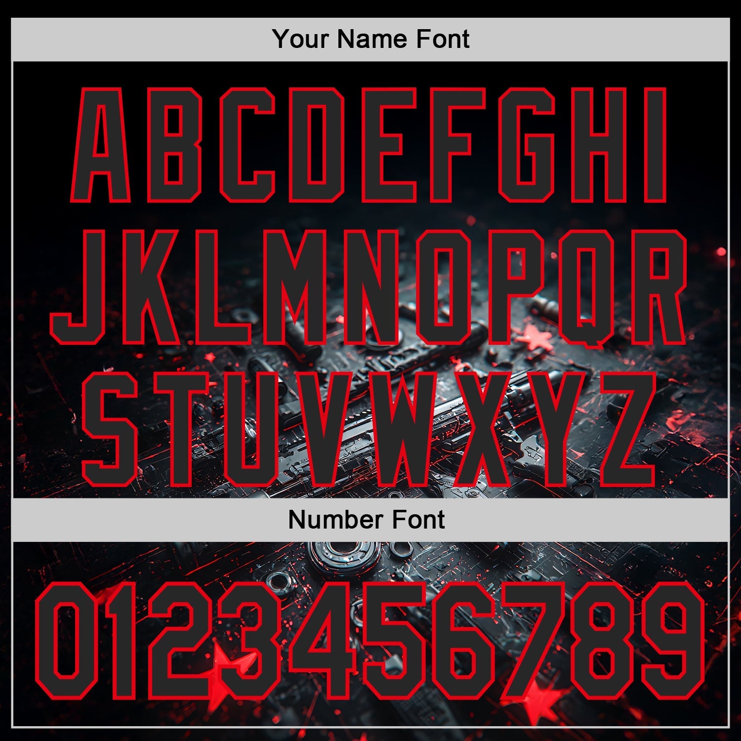 Custom Black-Fire Red Futurism Cyberpunk E-sports 3D Pattern Design Authentic Baseball Jersey view 5