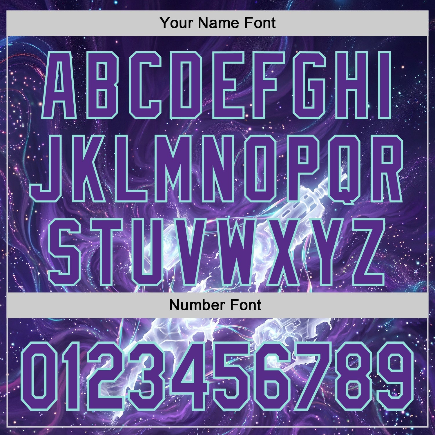 Custom Black Purple-Ice Blue Futurism Cyberpunk E-sports 3D Pattern Design Authentic Baseball Jersey view 5