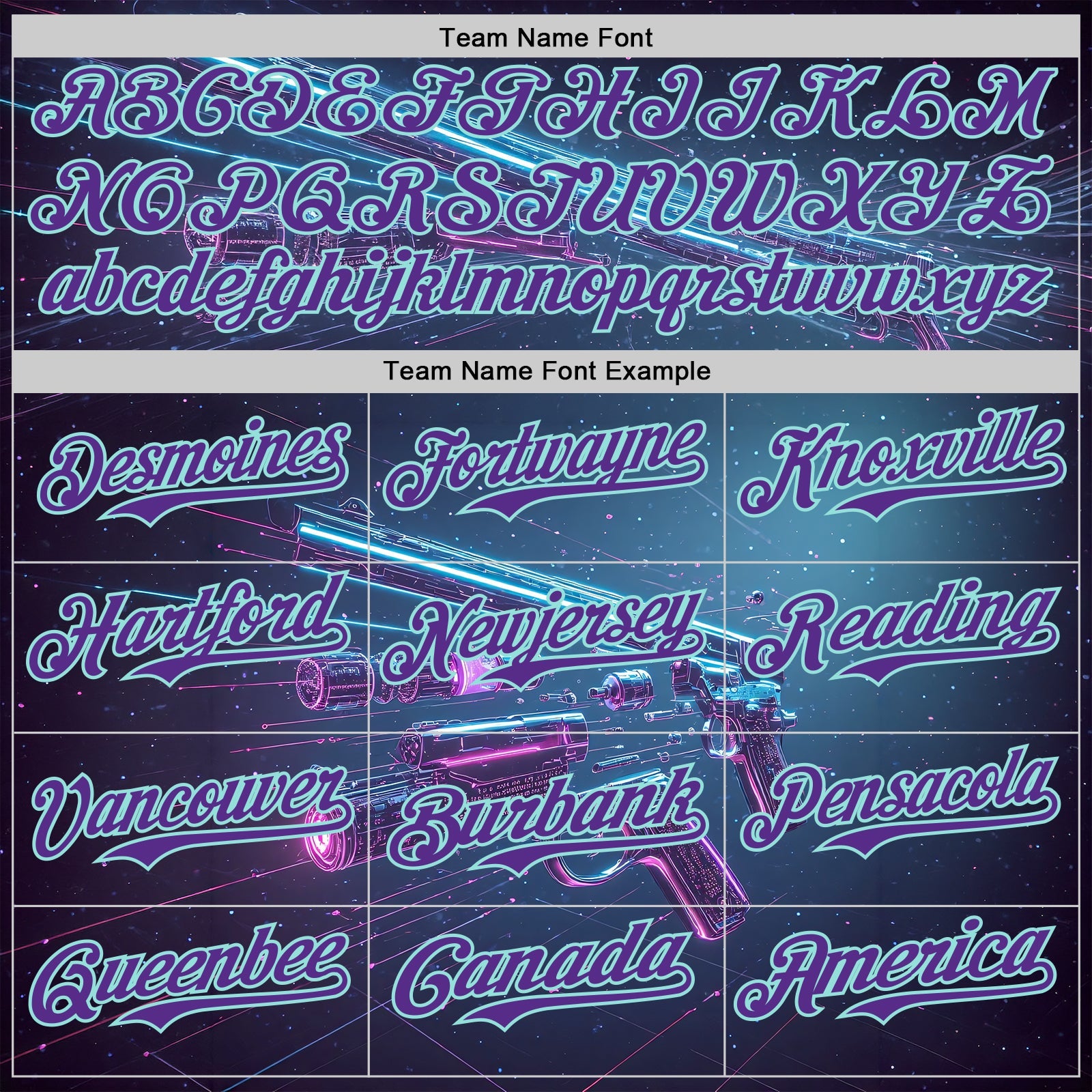 Custom Blue Purple-Ice Blue Futurism Cyberpunk E-sports 3D Pattern Design Authentic Baseball Jersey view 4