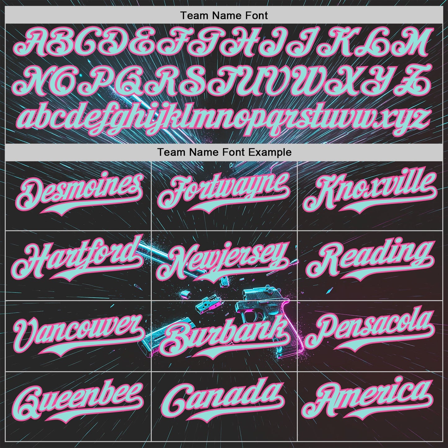 Custom Black Ice Blue-Pink Futurism Cyberpunk E-sports 3D Pattern Design Authentic Baseball Jersey view 4