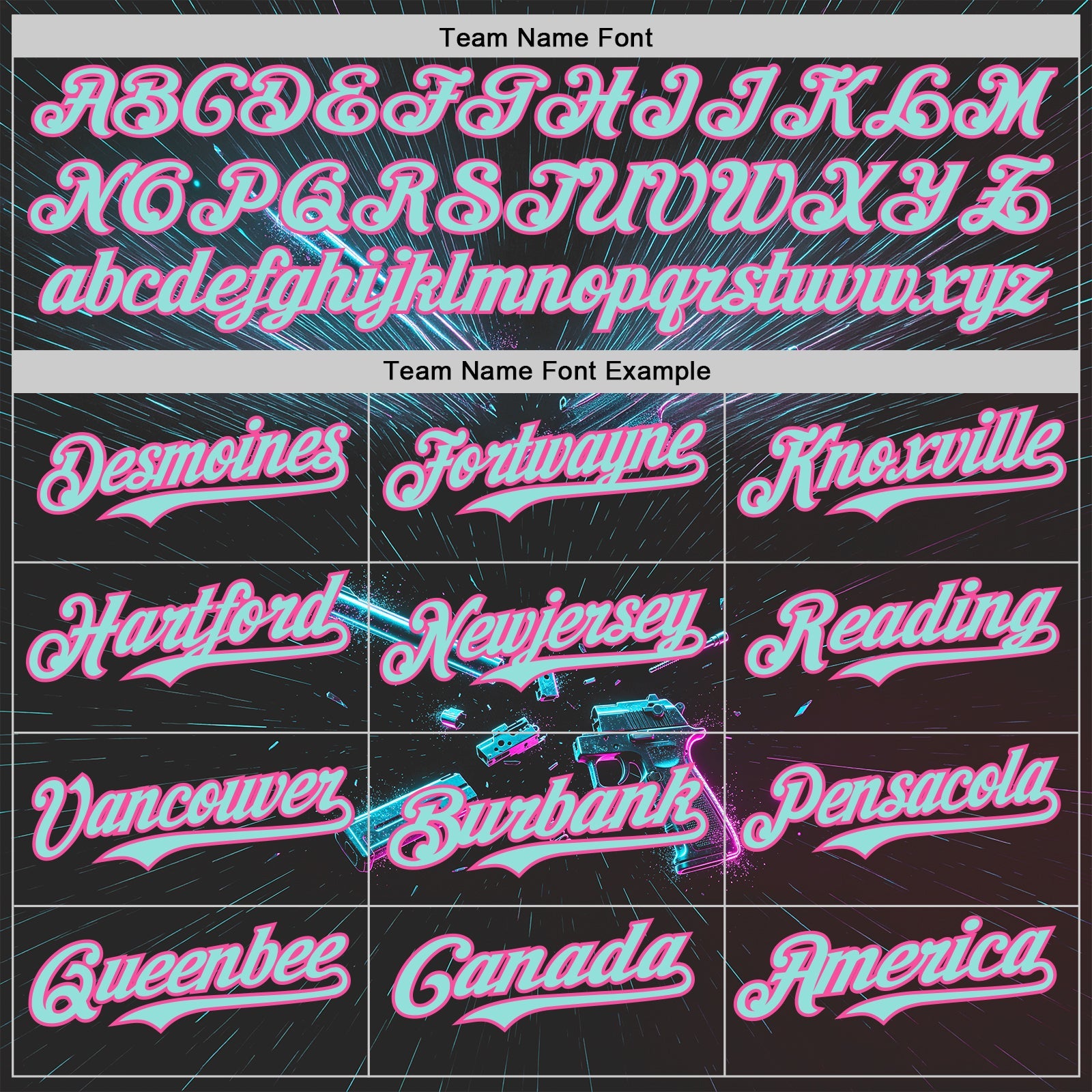 Custom Black Ice Blue-Pink Futurism Cyberpunk E-sports 3D Pattern Design Authentic Baseball Jersey view 4