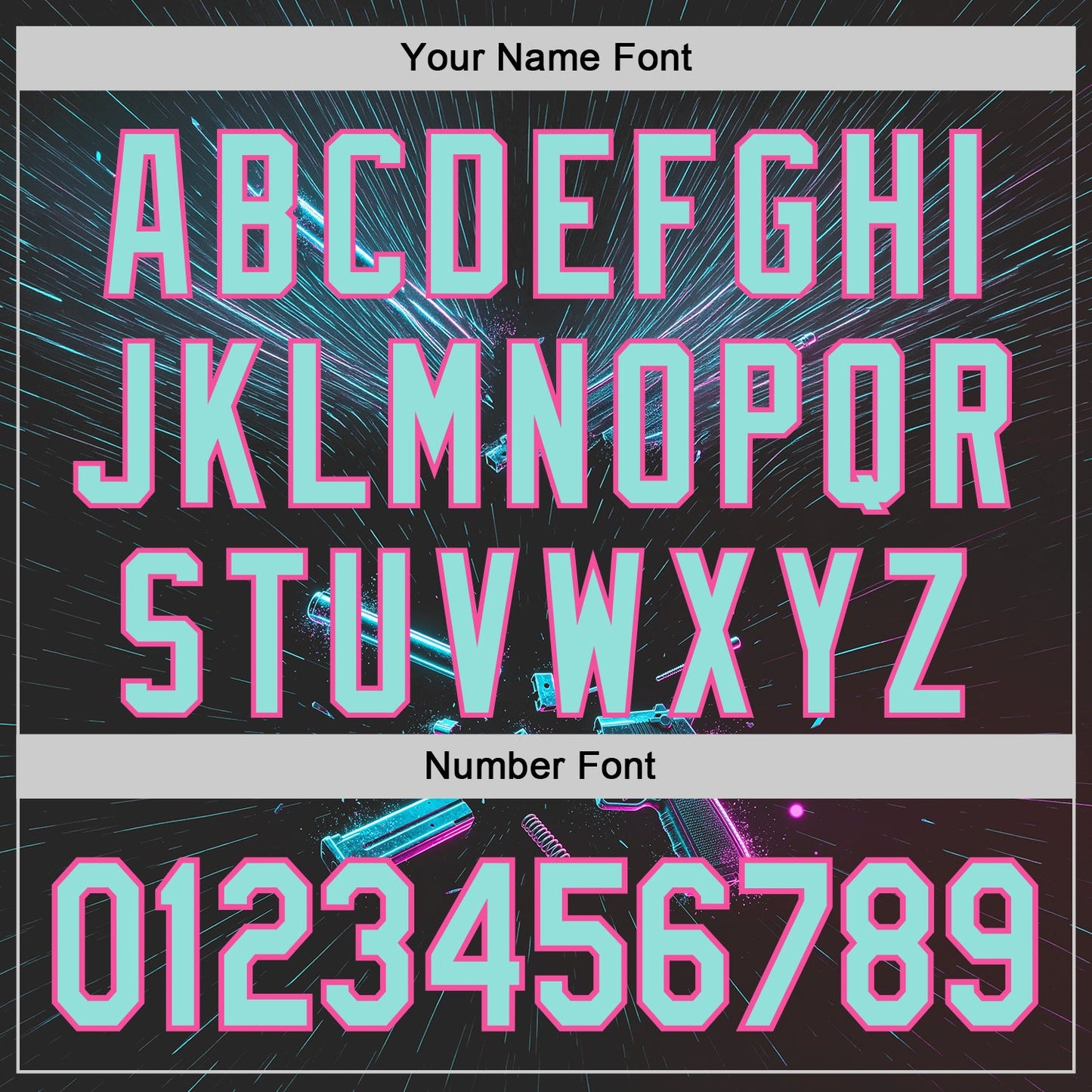 Custom Black Ice Blue-Pink Futurism Cyberpunk E-sports 3D Pattern Design Authentic Baseball Jersey view 5