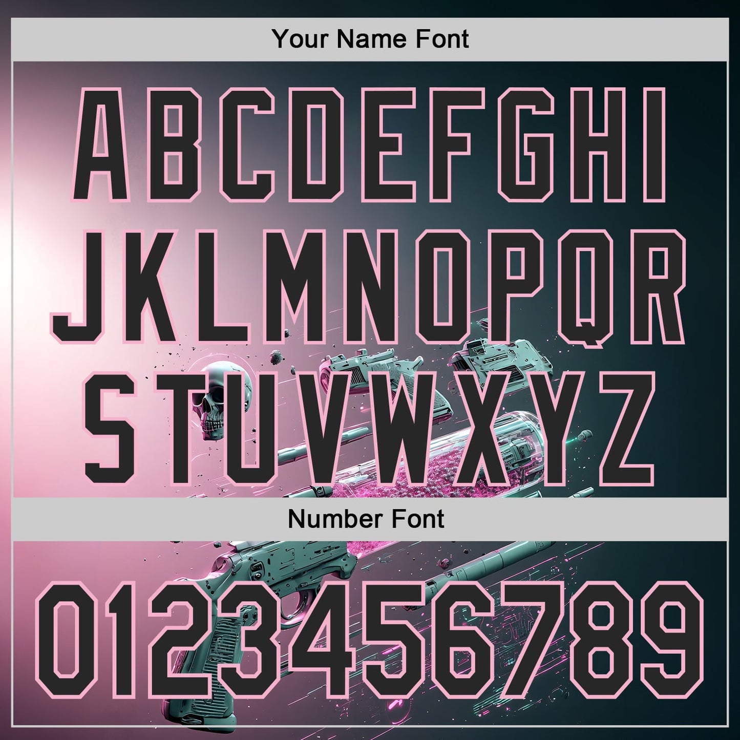 Custom Black-Light Pink Futurism Cyberpunk E-sports 3D Pattern Design Authentic Baseball Jersey view 5