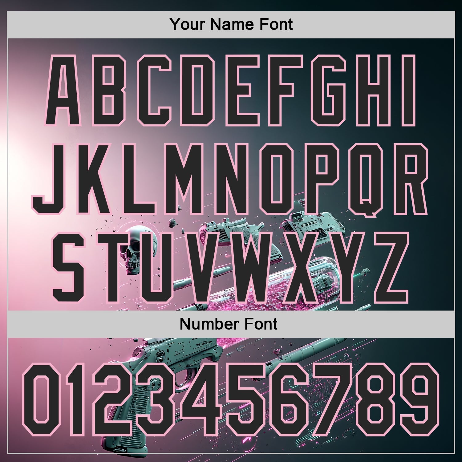 Custom Black-Light Pink Futurism Cyberpunk E-sports 3D Pattern Design Authentic Baseball Jersey view 5