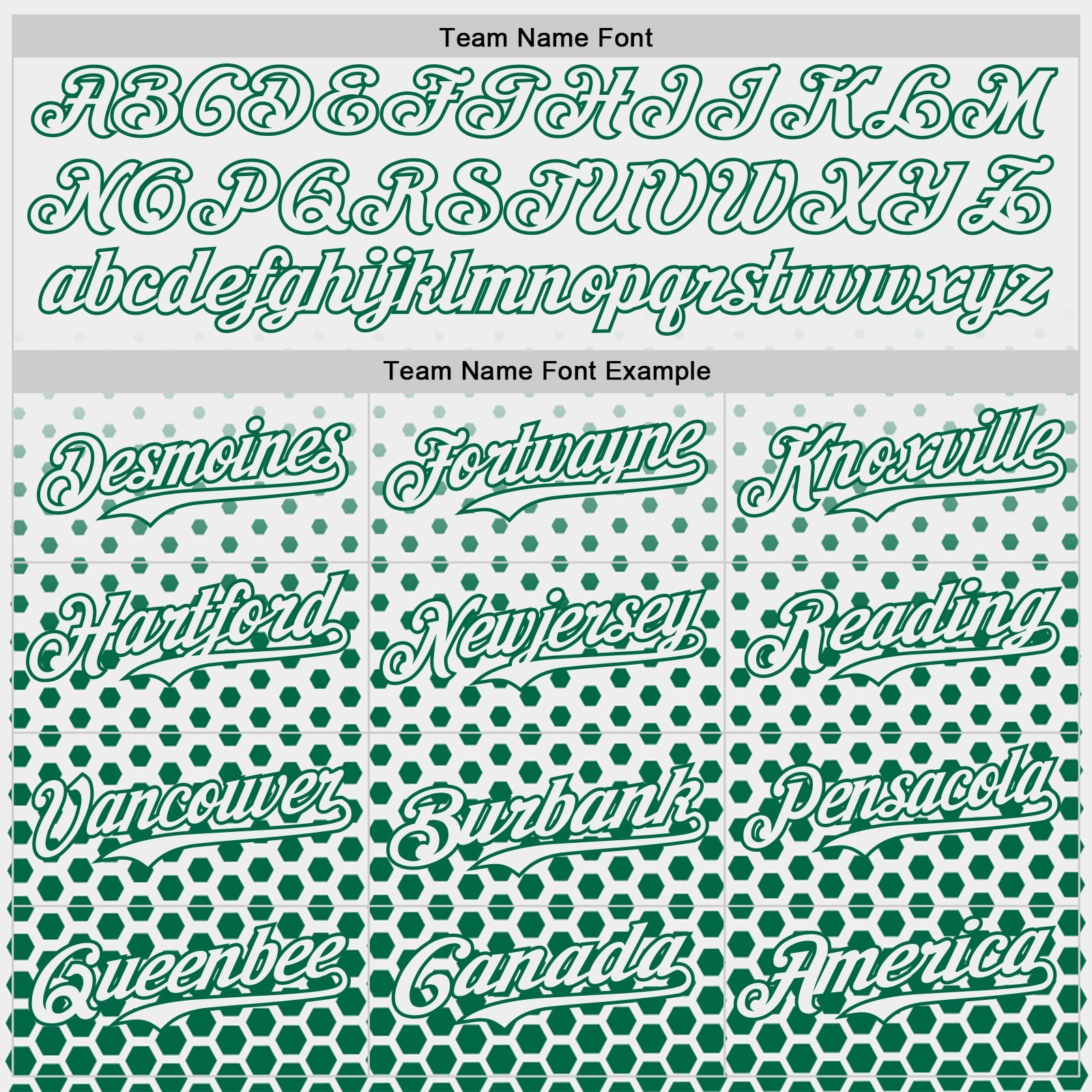 Custom White-Kelly Green Geometric Hexagonal Dot Gradient Authentic Baseball Jersey view 4