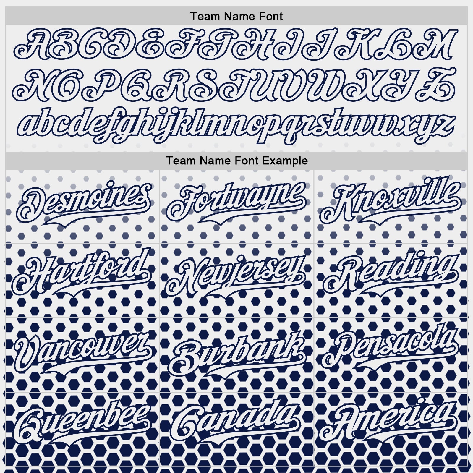 Custom White-Navy Geometric Hexagonal Dot Gradient Authentic Baseball Jersey view 4