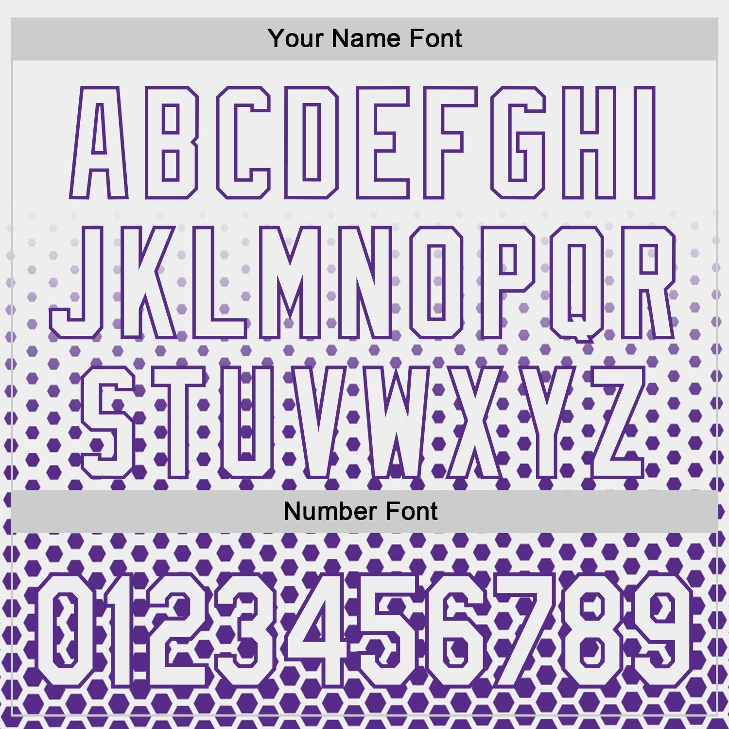Custom White-Purple Geometric Hexagonal Dot Gradient Authentic Baseball Jersey view 5